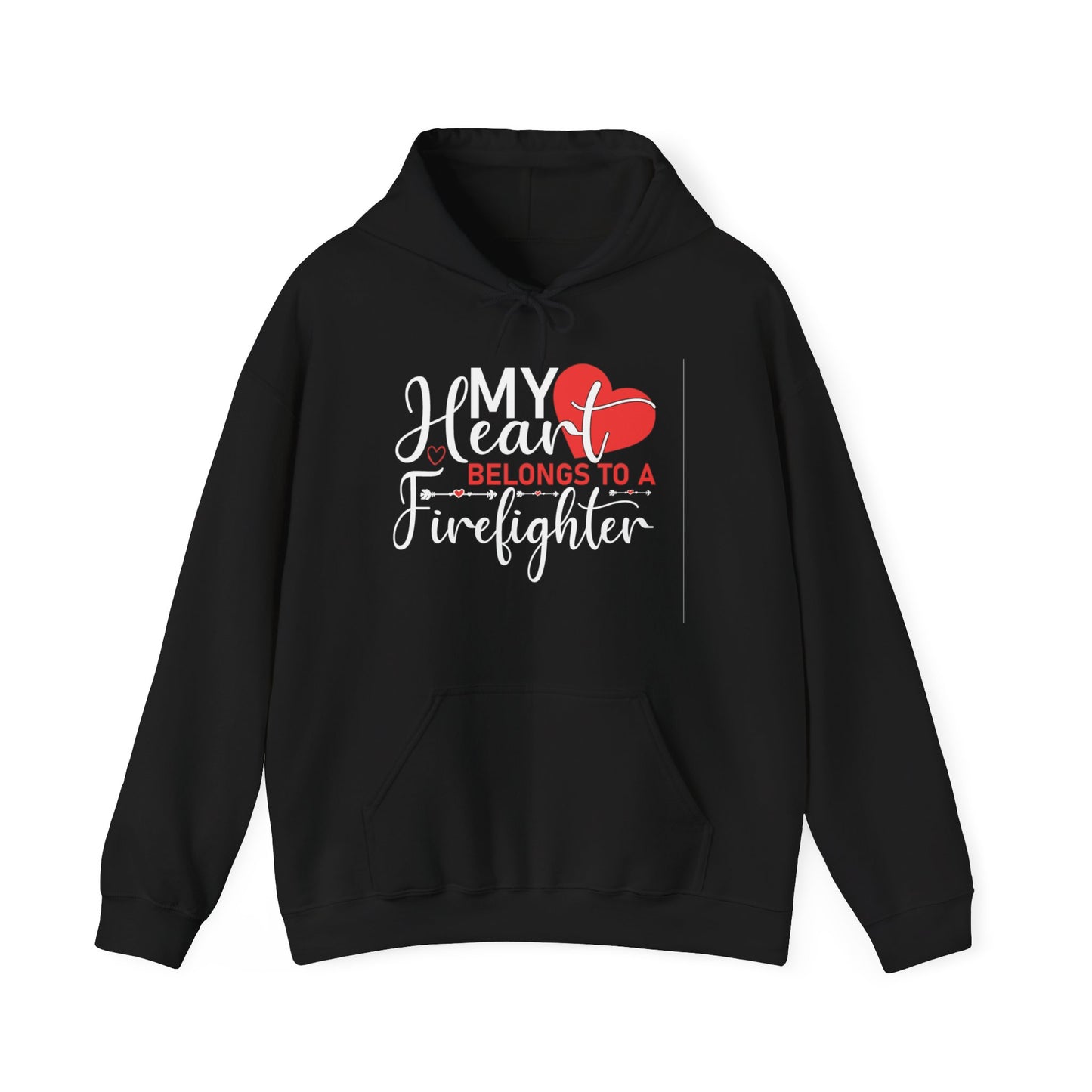 My Heart Belongs To A Firefighter Hoodie