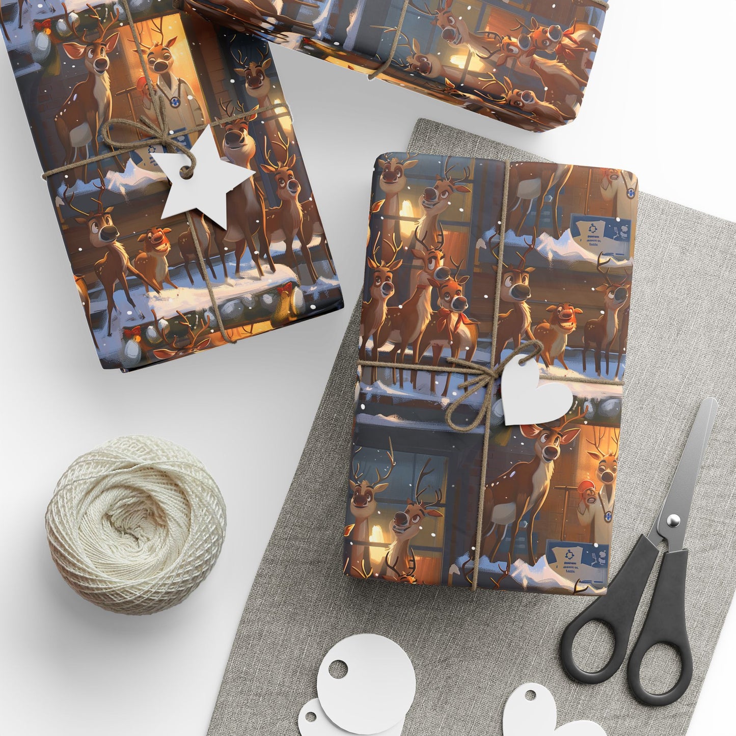 Reindeer & Vet Wrapper Paper