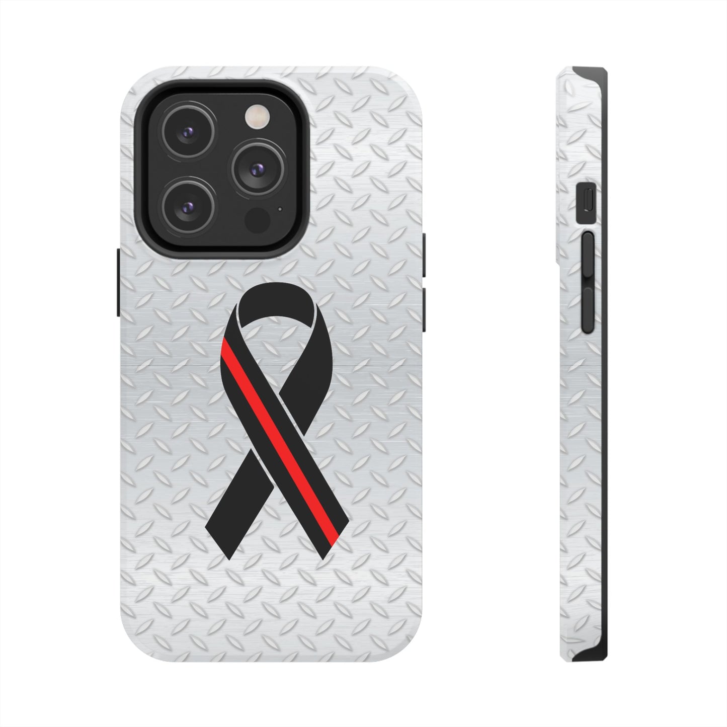 Red Line Ribbon Tough Phone Cases