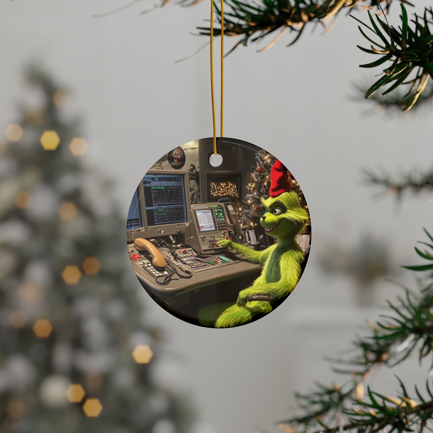 911... Please Hold! Ornament