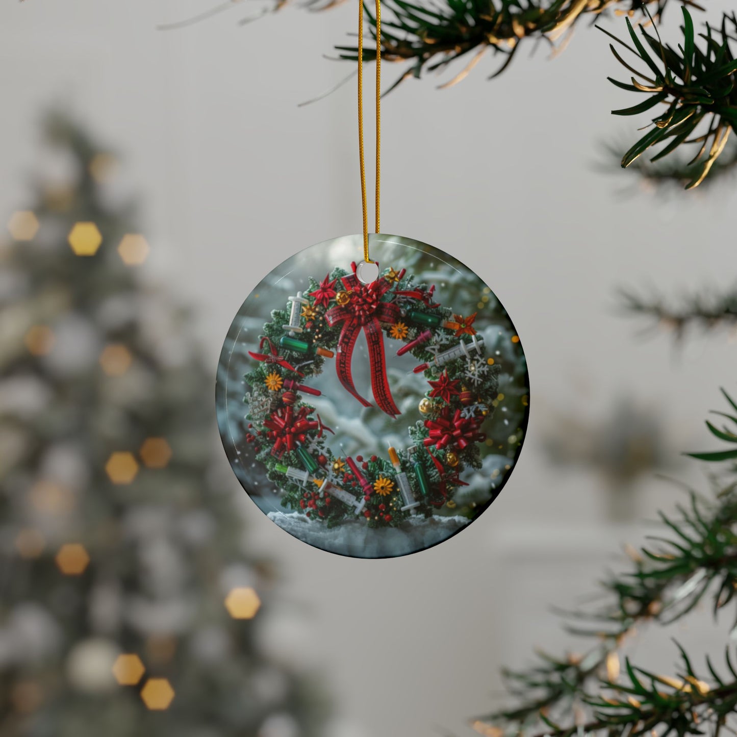 Medical Wreath Ornament