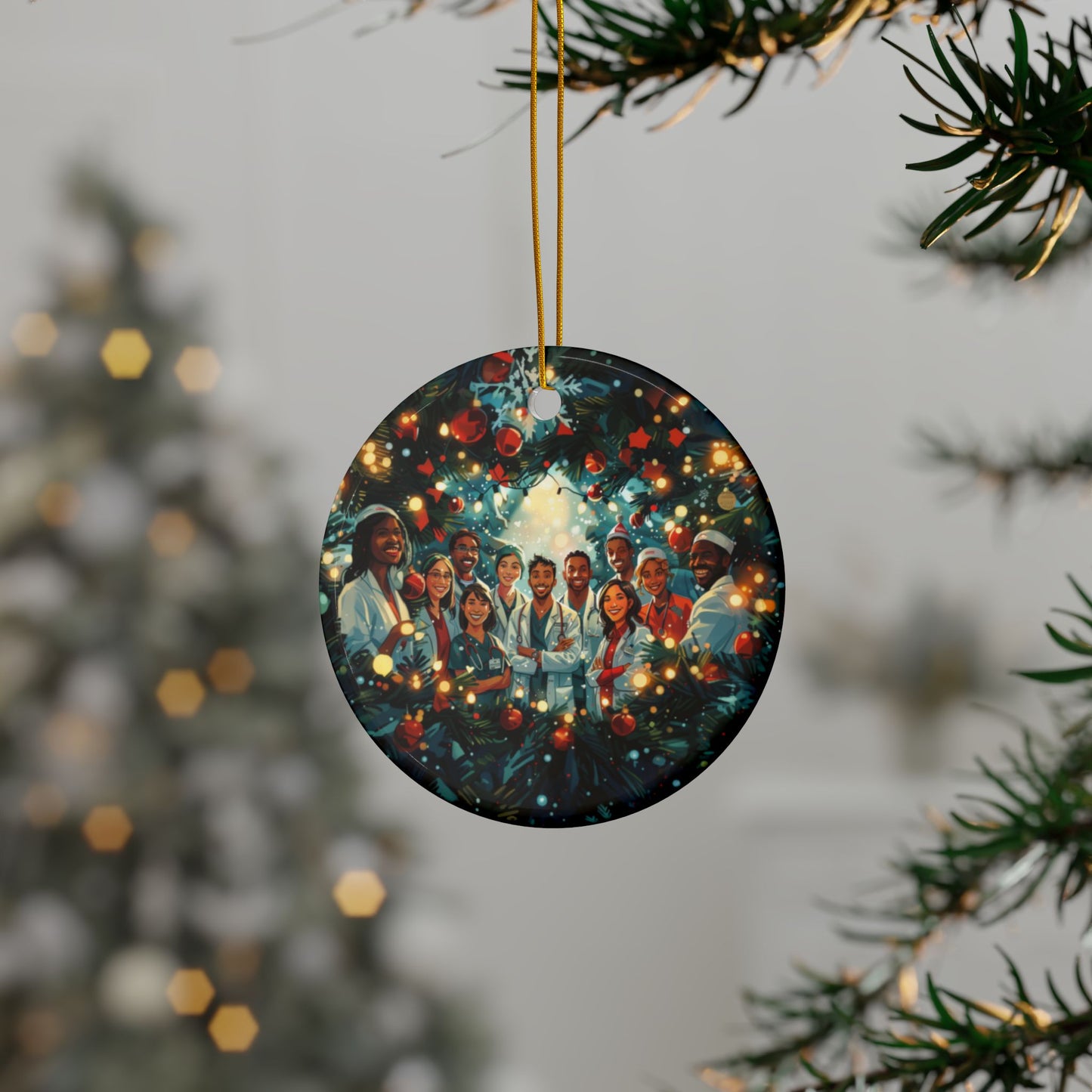 It Takes a Team Ornament