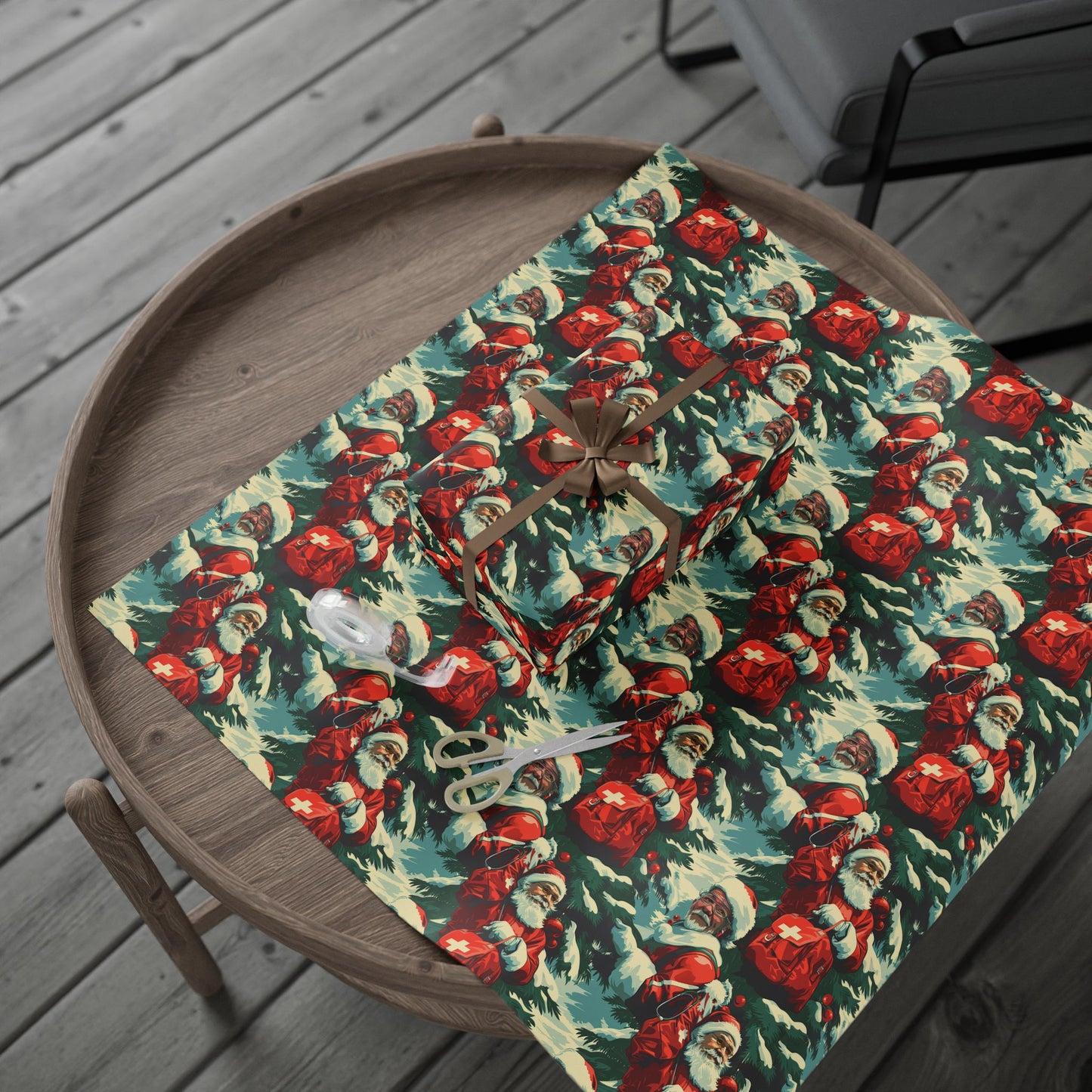 Doctor Santa Wrapping Paper