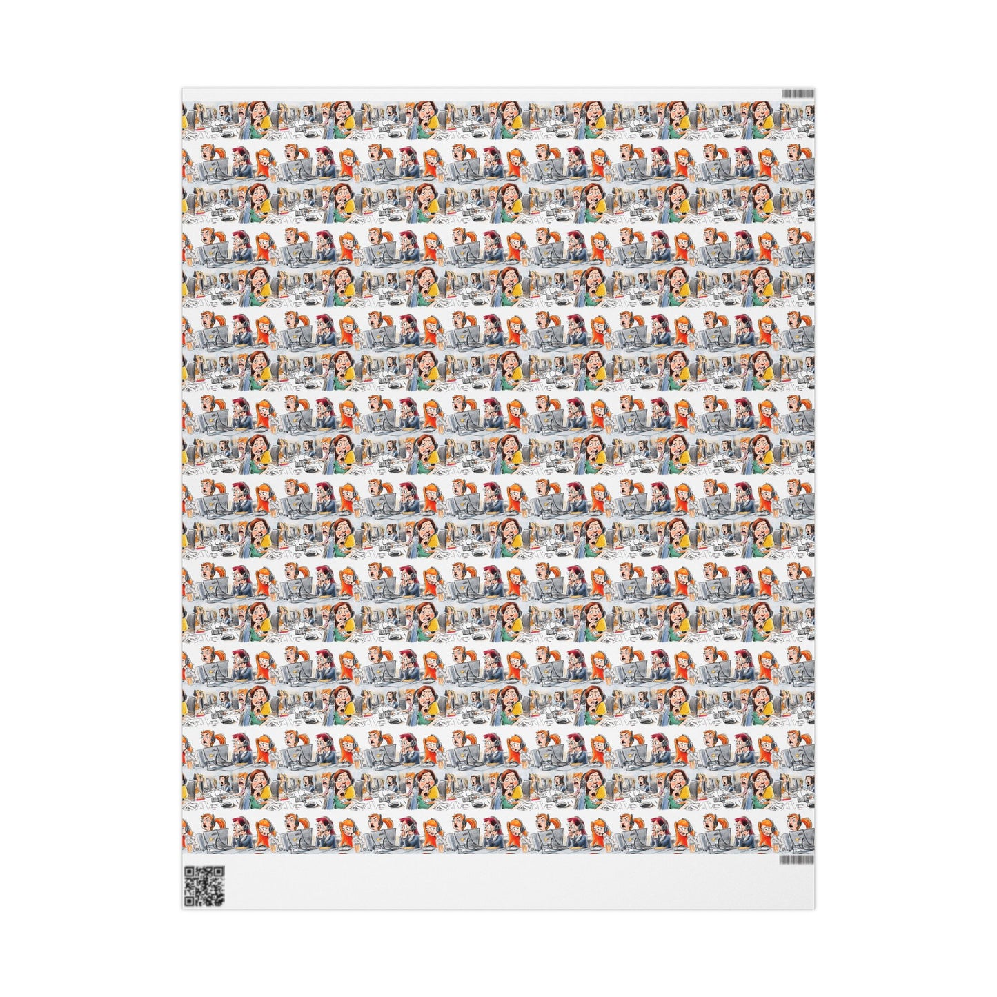 Busy Day at Dispatch Wrapping Paper