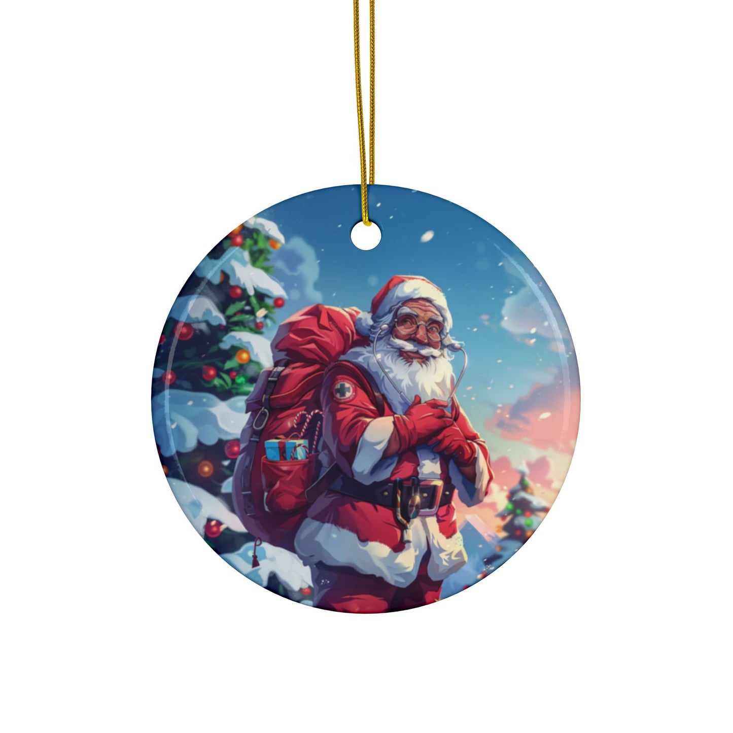 SAR Patrol Santa Ornament