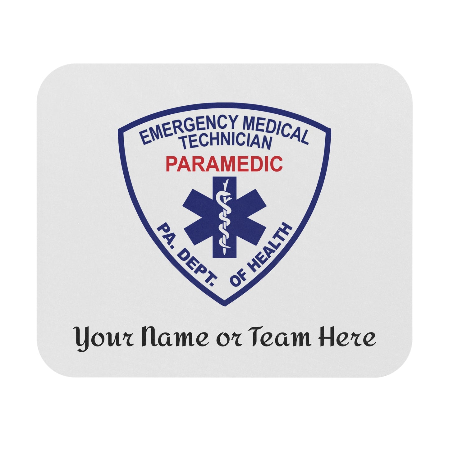 PA Paramedic Custom Mouse Pad