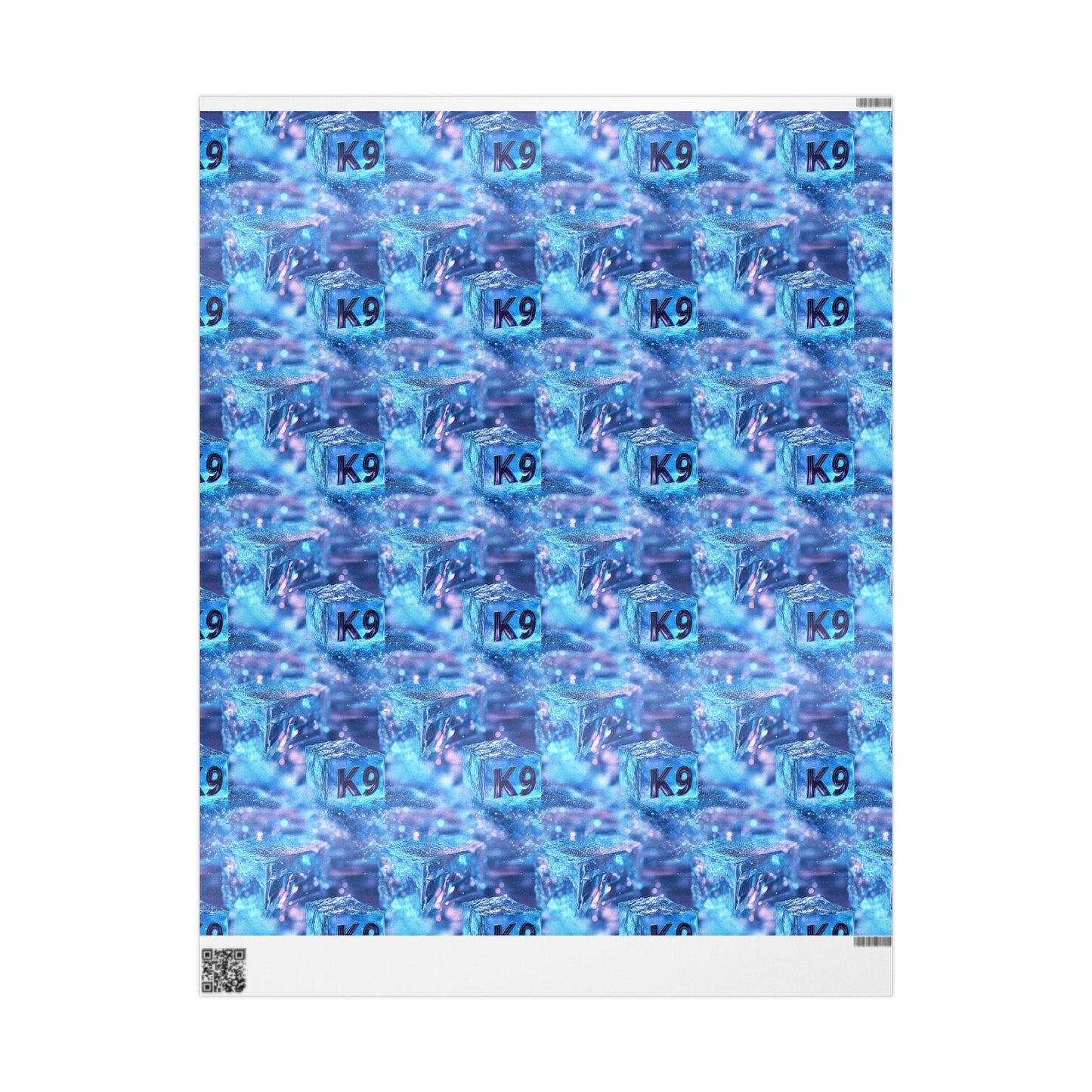 K9 Ice Cubes Wrapping Paper
