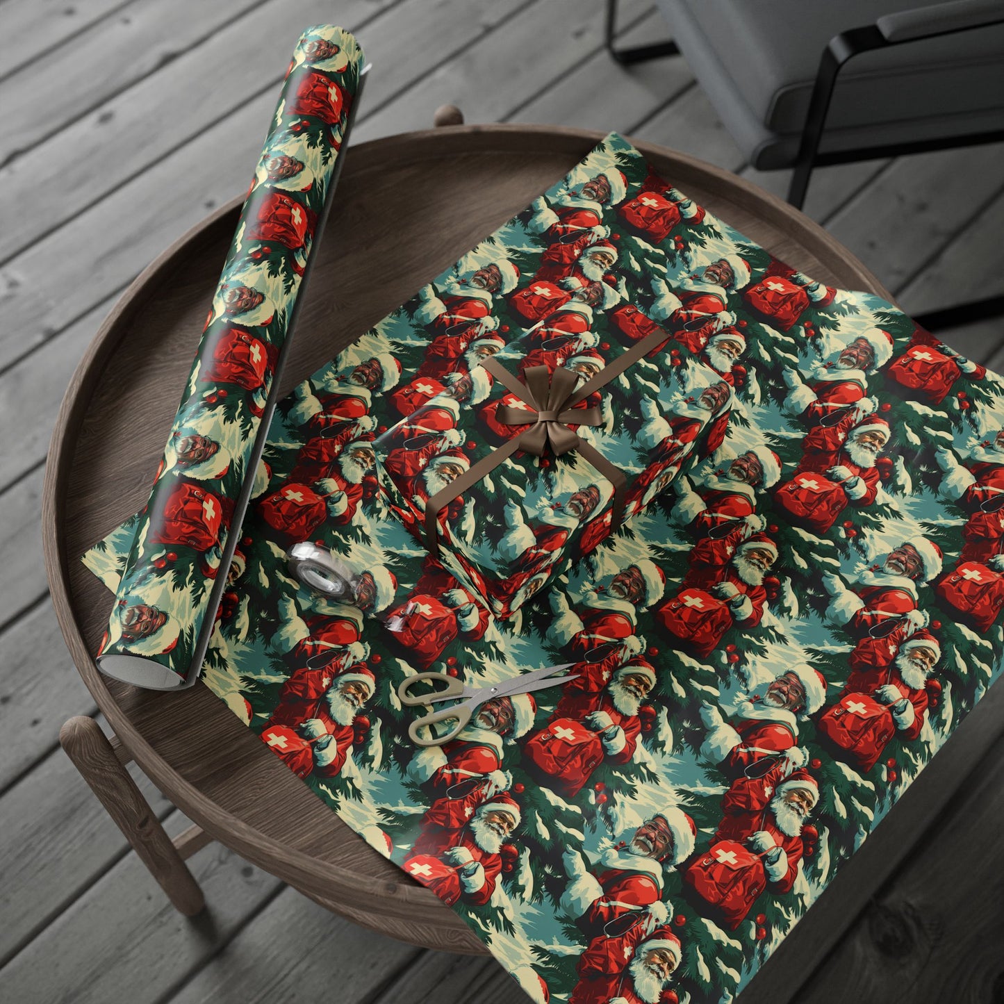 Doctor Santa Wrapping Paper