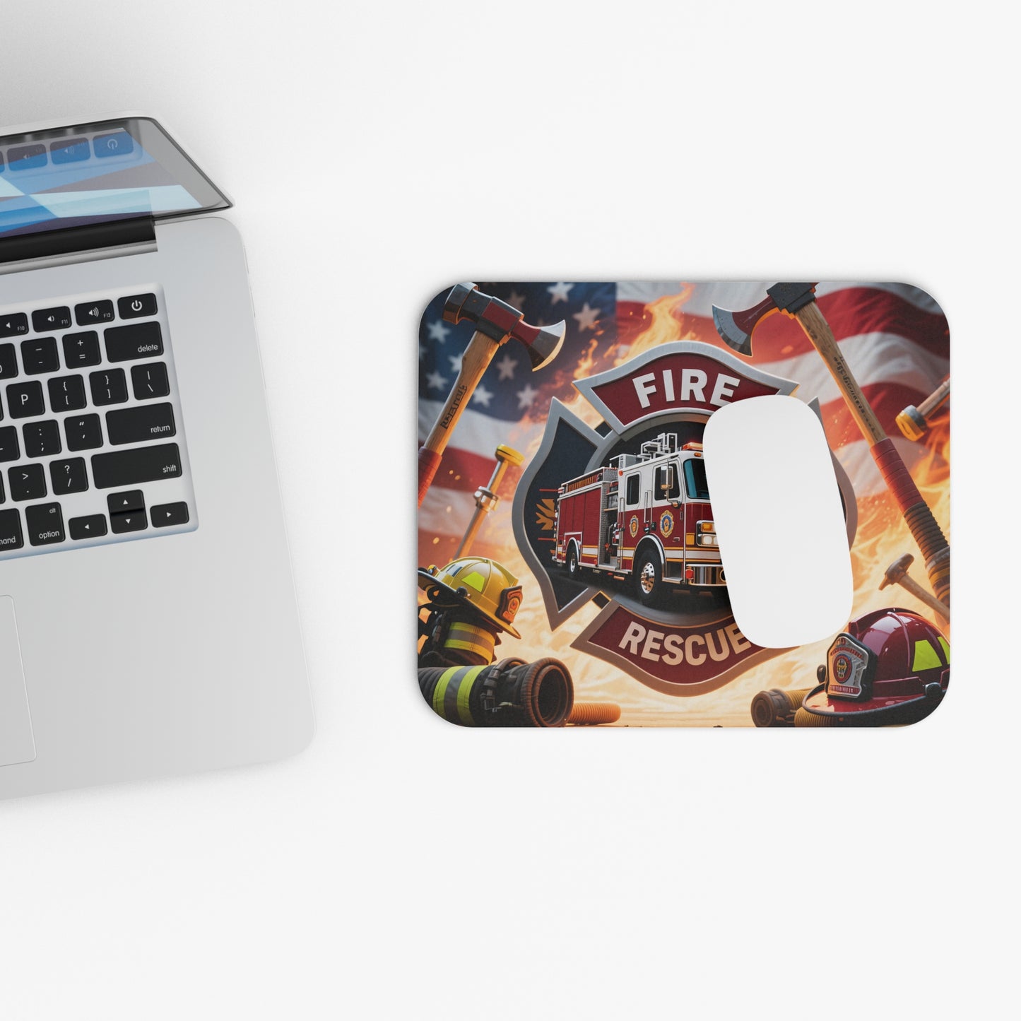 Fire Rescue Mouse Pad