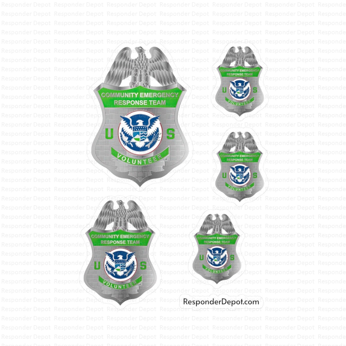 CERT Badge Decal Set