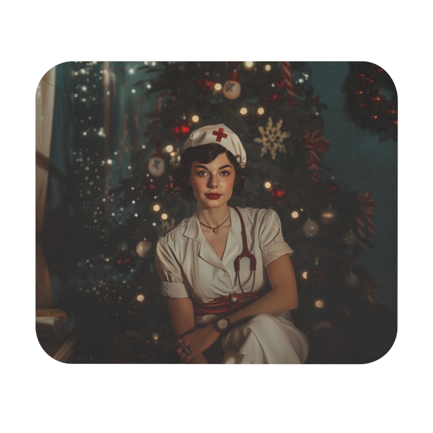 Vintage Nurse Mouse Pad