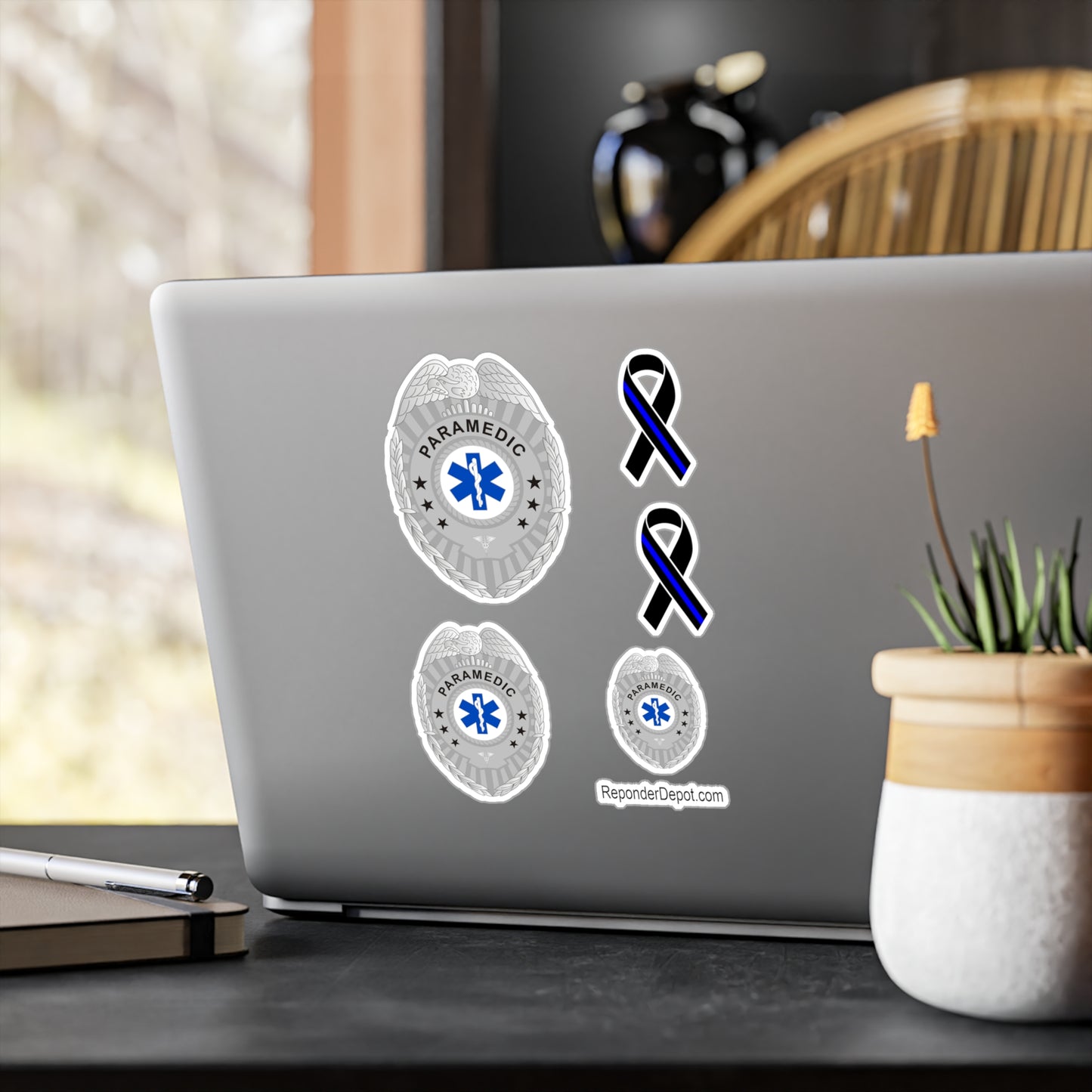 Paramedic Badge Decal Set