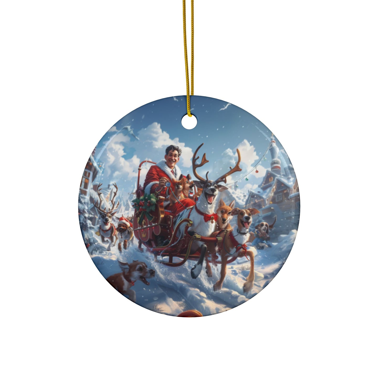 Vet Sleigh Ride Ornament
