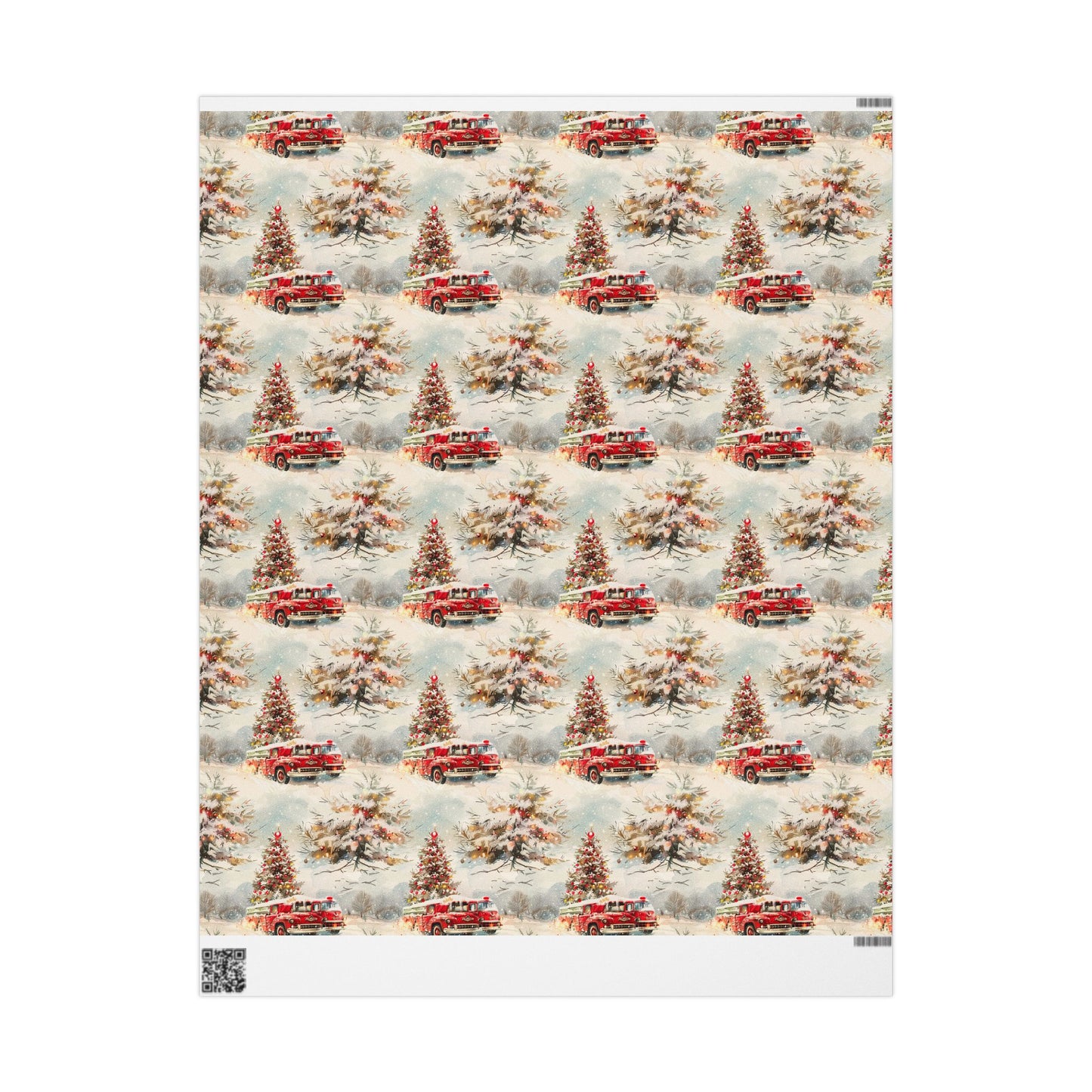 Fire Engines Wrapping Paper