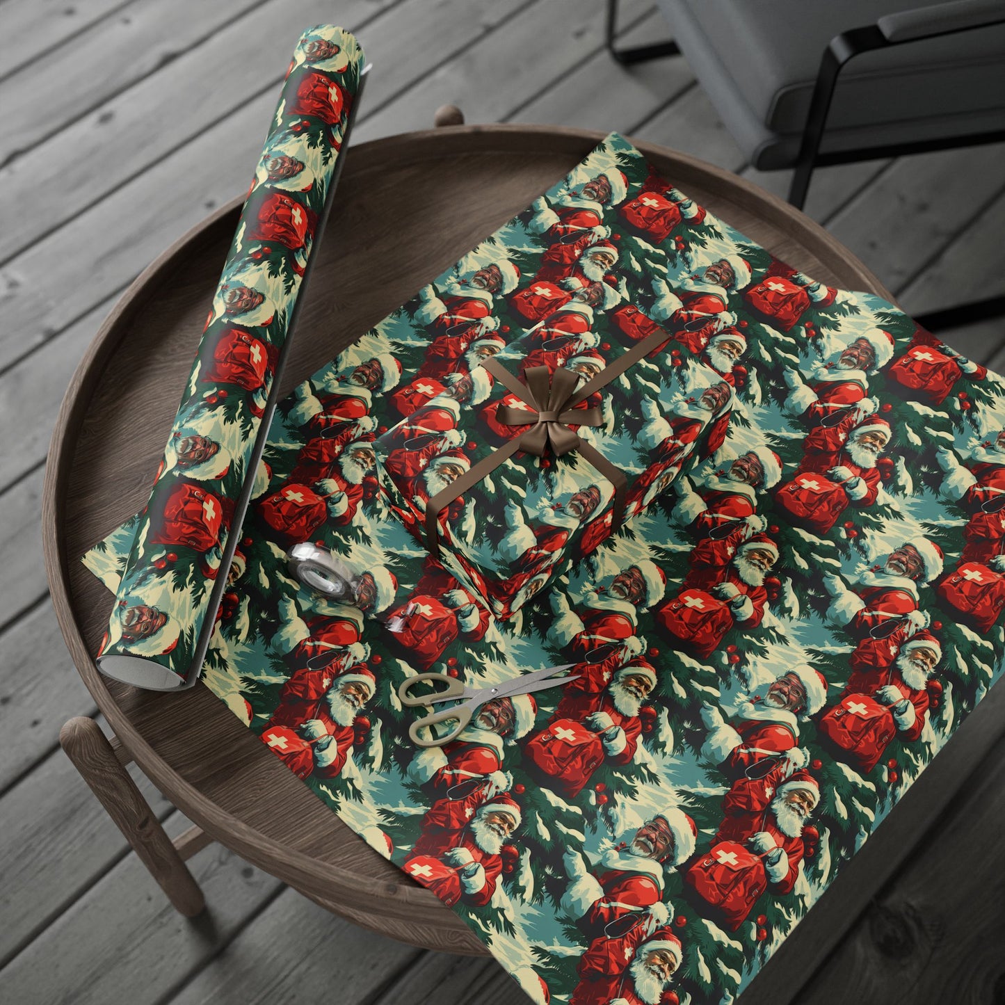 Doctor Santa Wrapping Paper