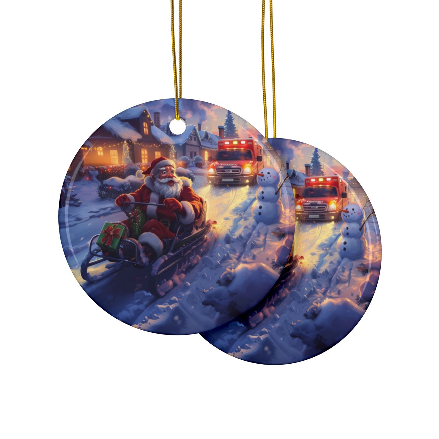 Santa Chased by Ambulance