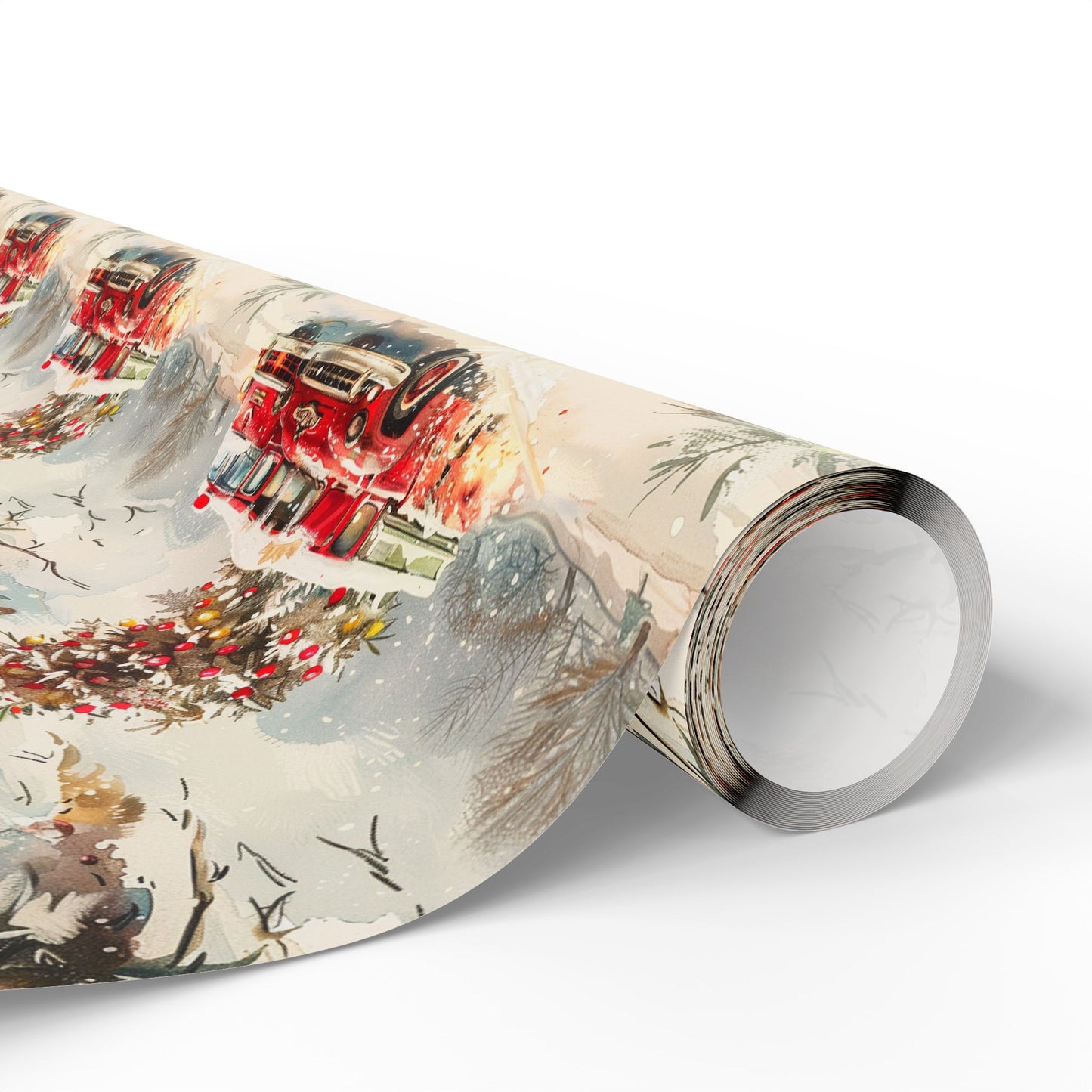 Fire Engines Wrapping Paper