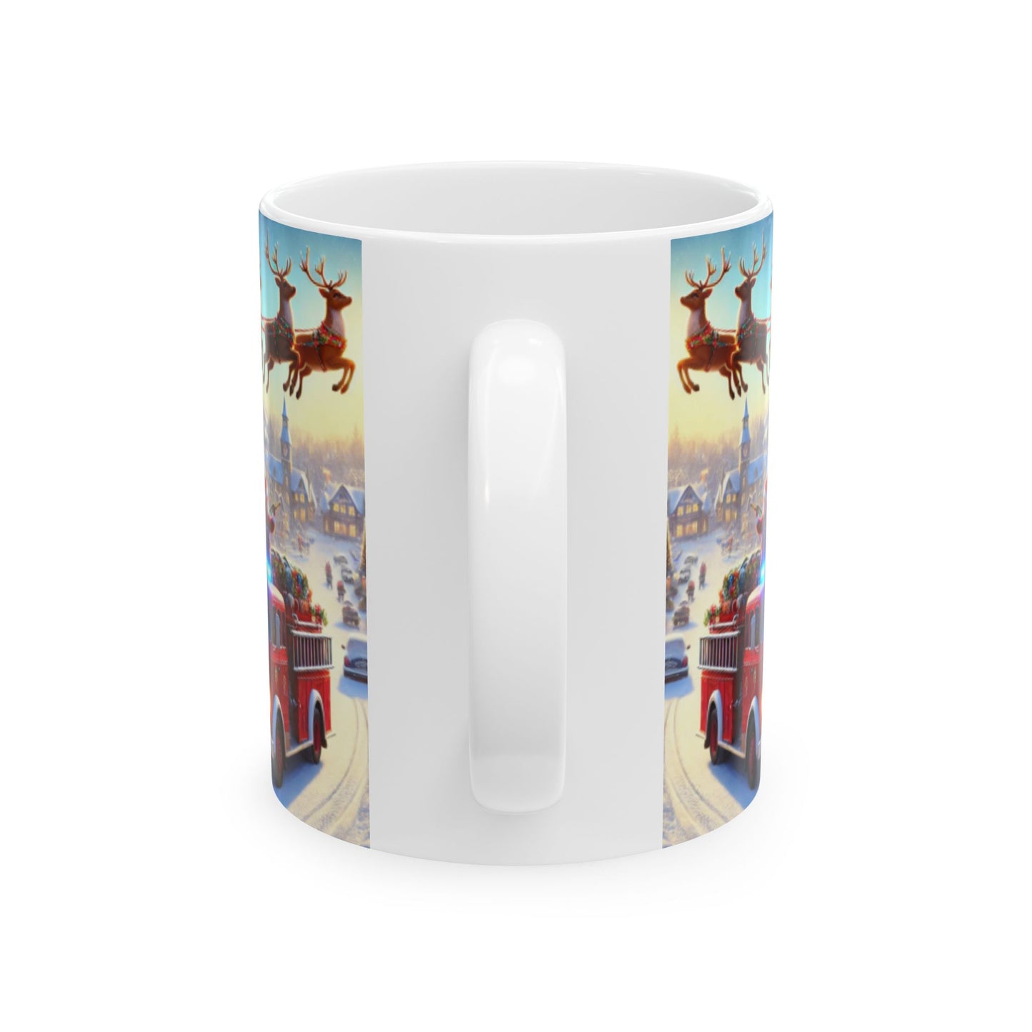 Santa Fire Engine & Sleigh