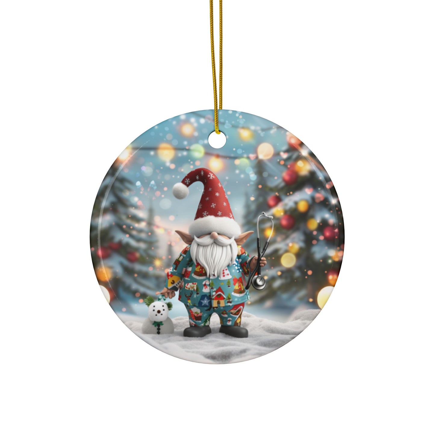 Nurse Gnome Ornament