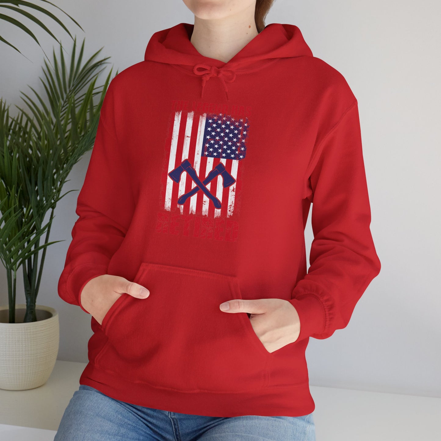 The Legend Has Retired Firefighter Hoodie