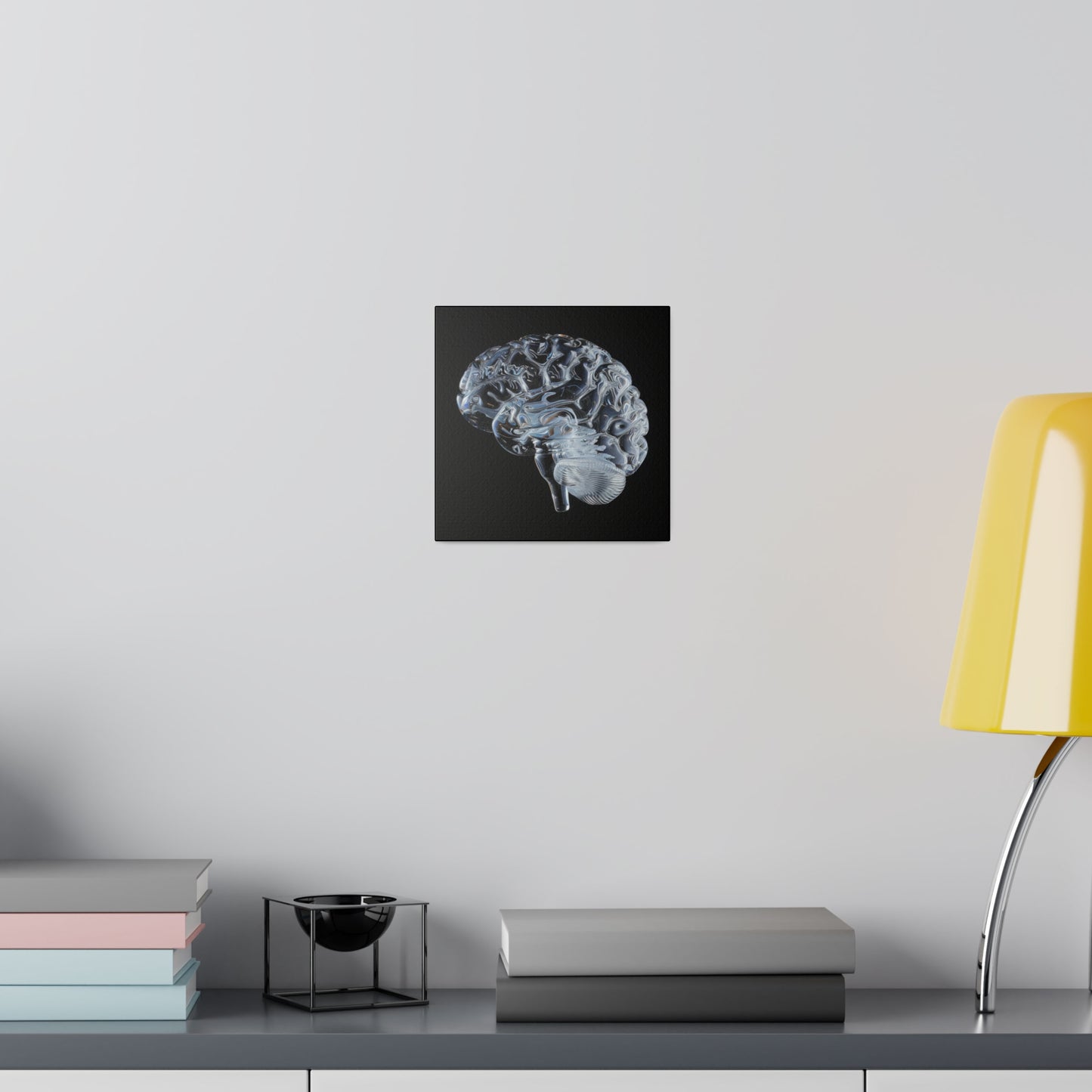 Matte Canvas - Glass Brain