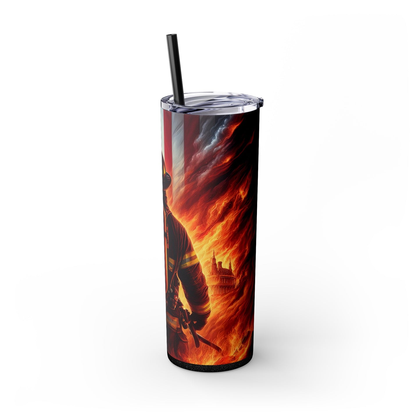 Firefighter Flag Tumbler