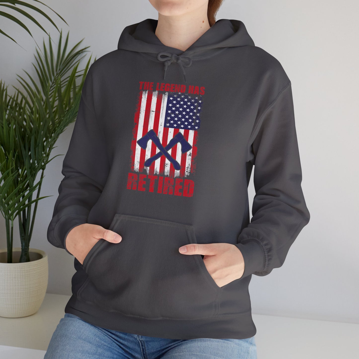The Legend Has Retired Firefighter Hoodie