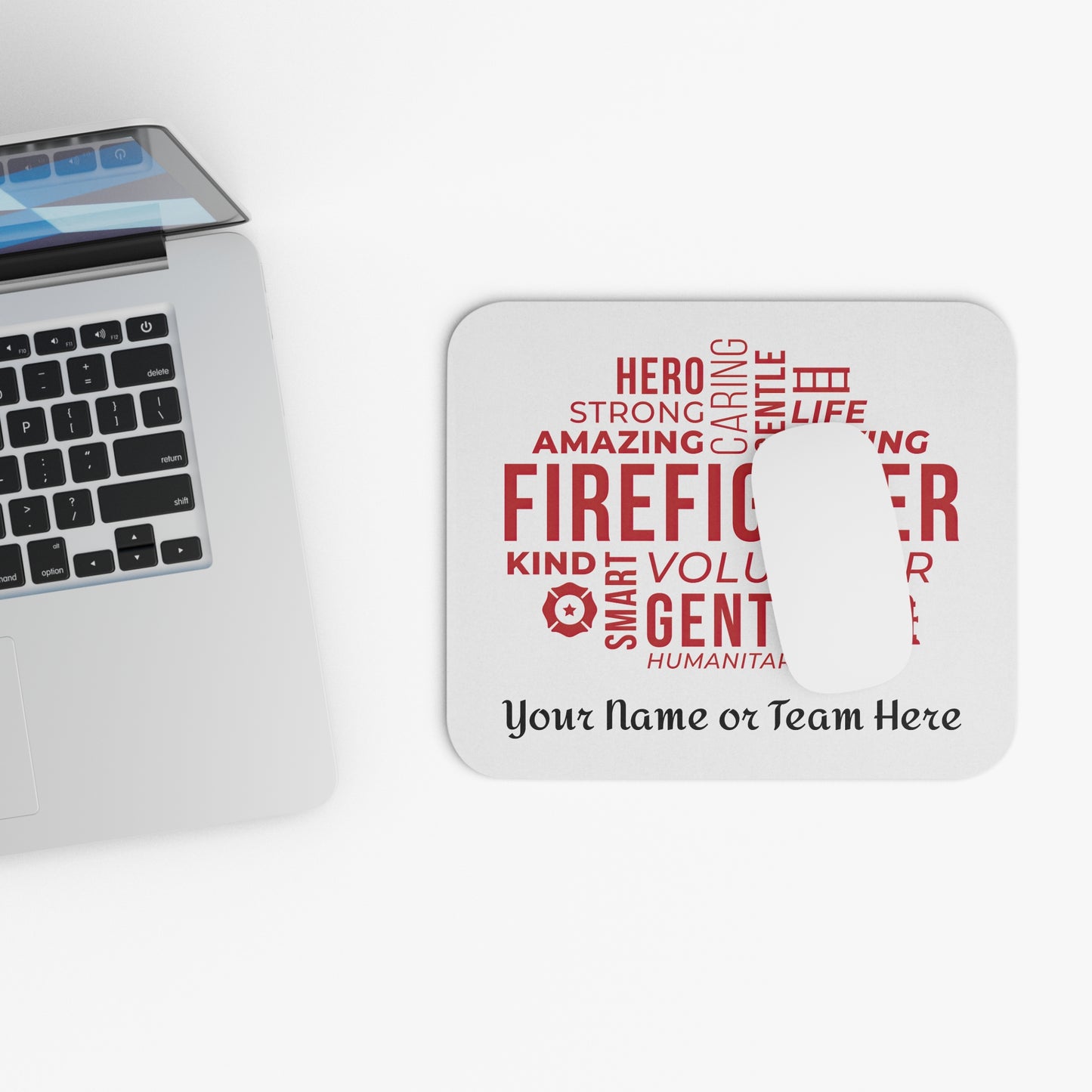 Firefighter Custom Mouse Pad