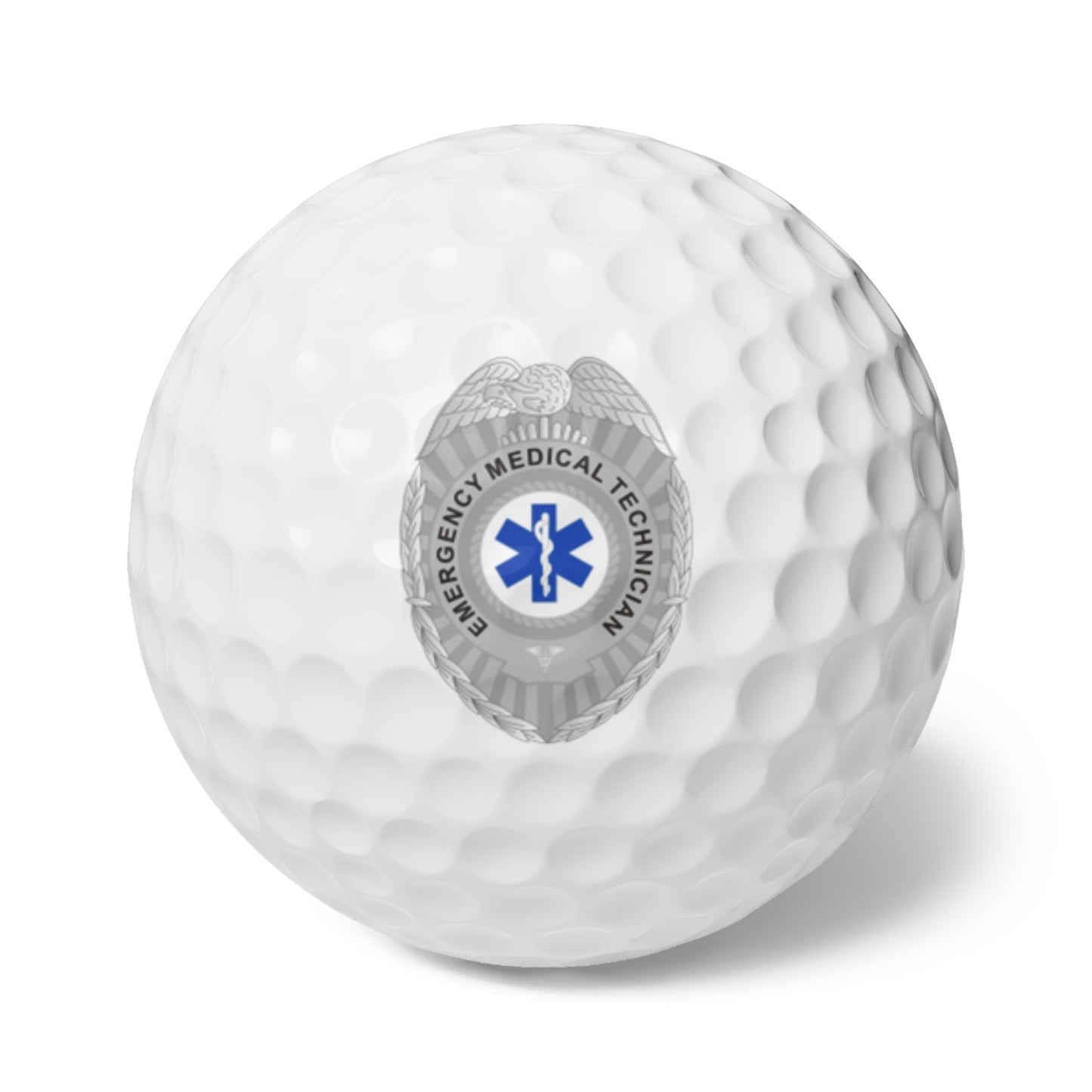 EMT Badge Golf Balls - 6 Pack