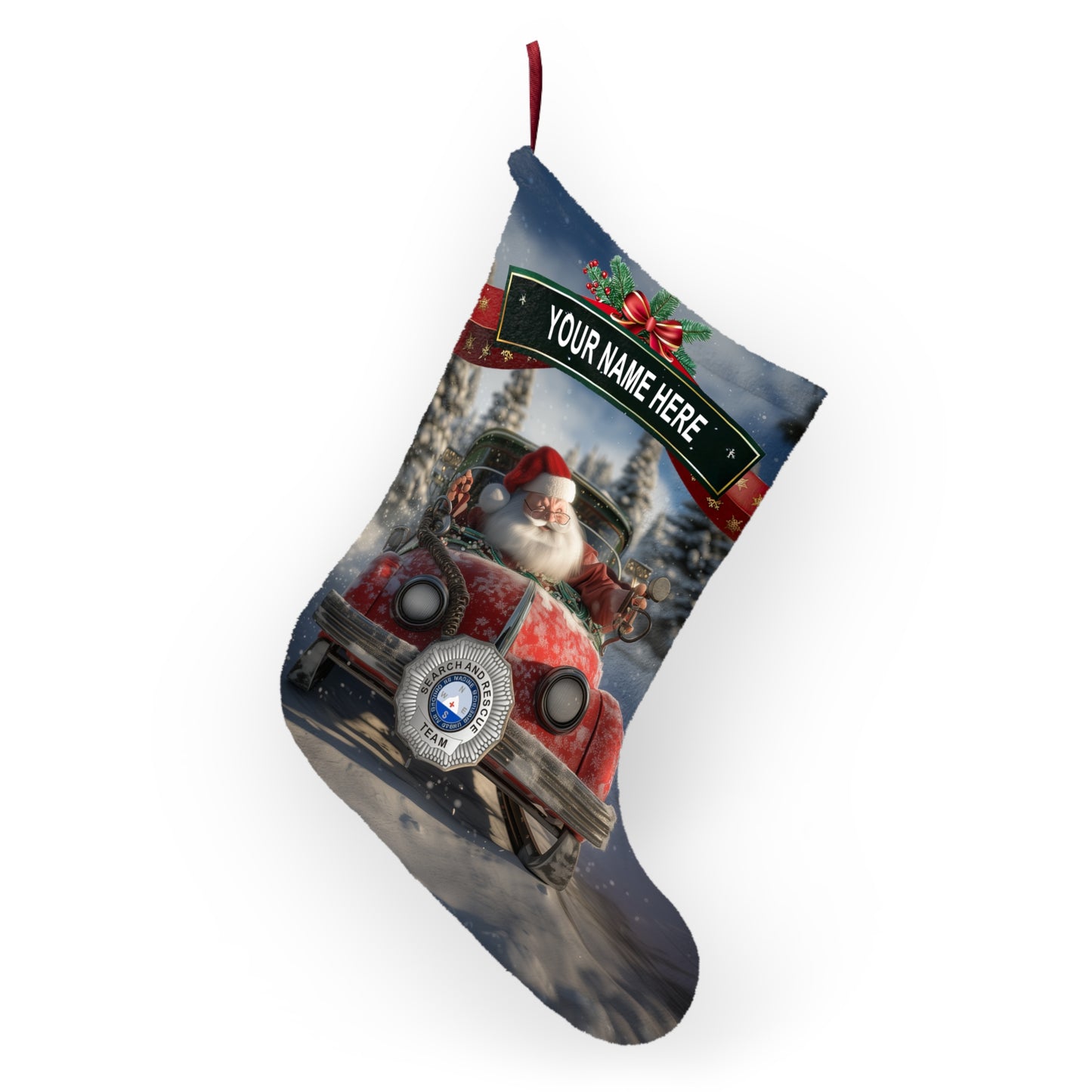 SAR Santa Responding Stocking