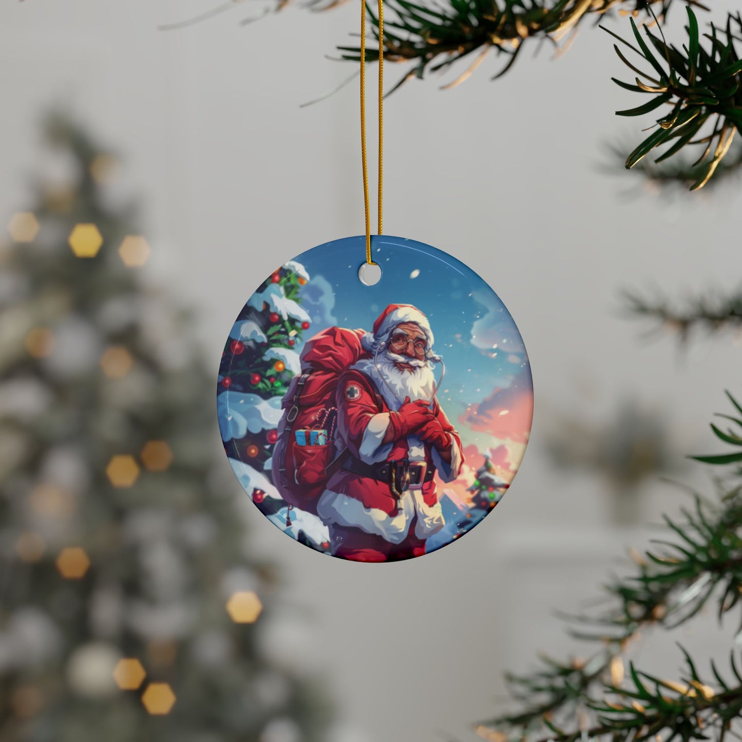 SAR Patrol Santa Ornament
