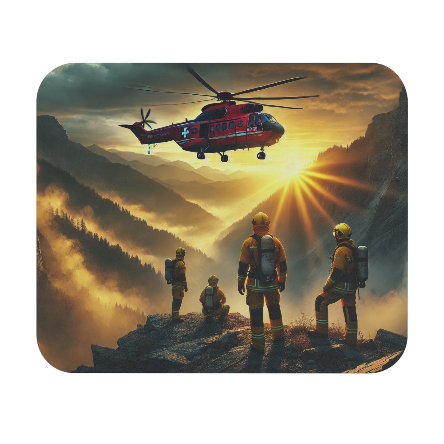 Helicopter Mouse Pad
