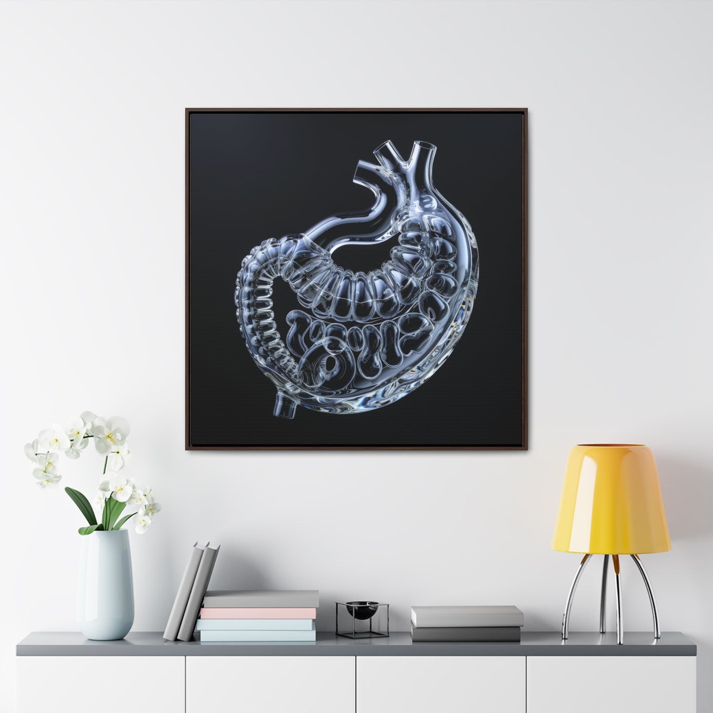 Framed Canvas - Glass Stomach