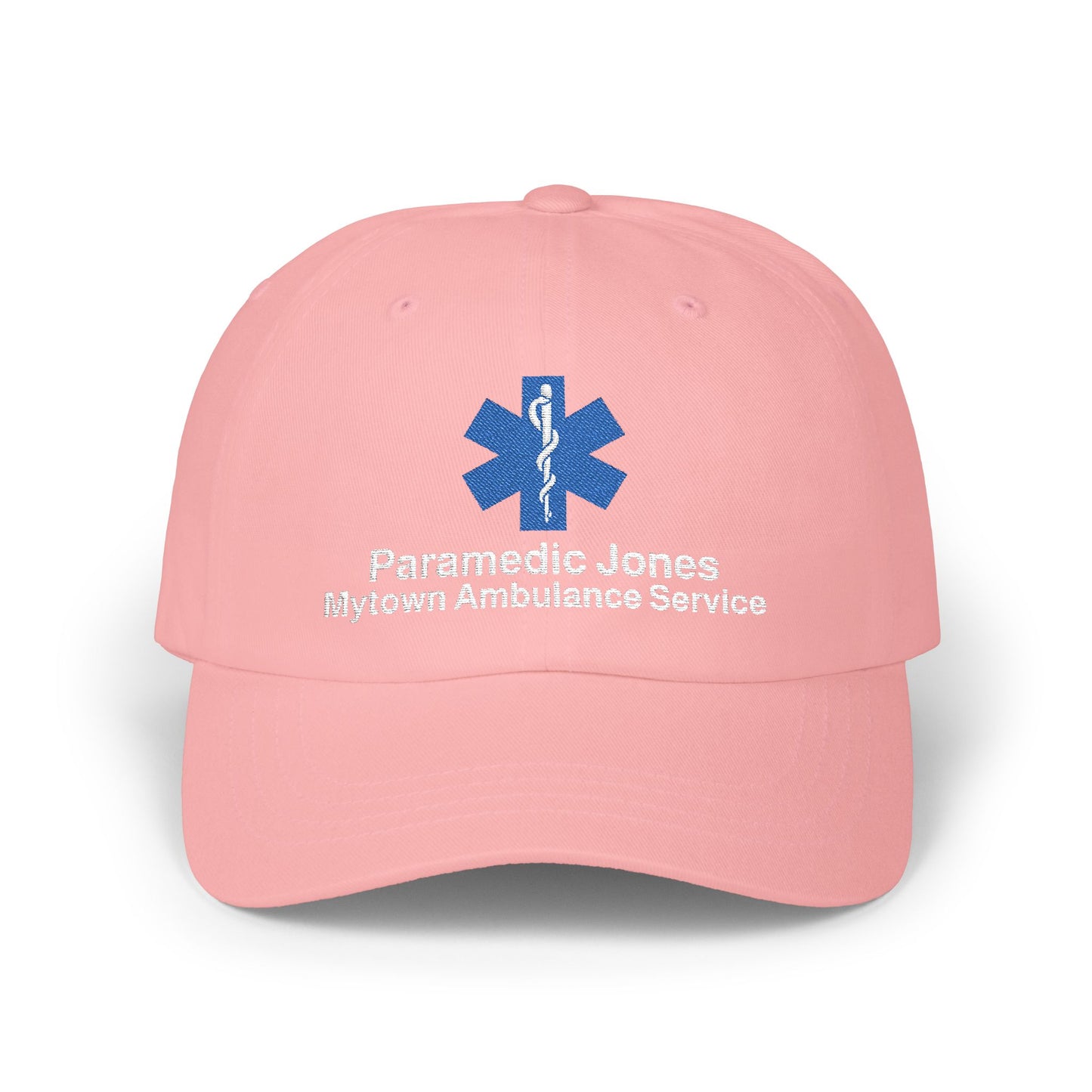 Custom Star of Life Baseball Cap