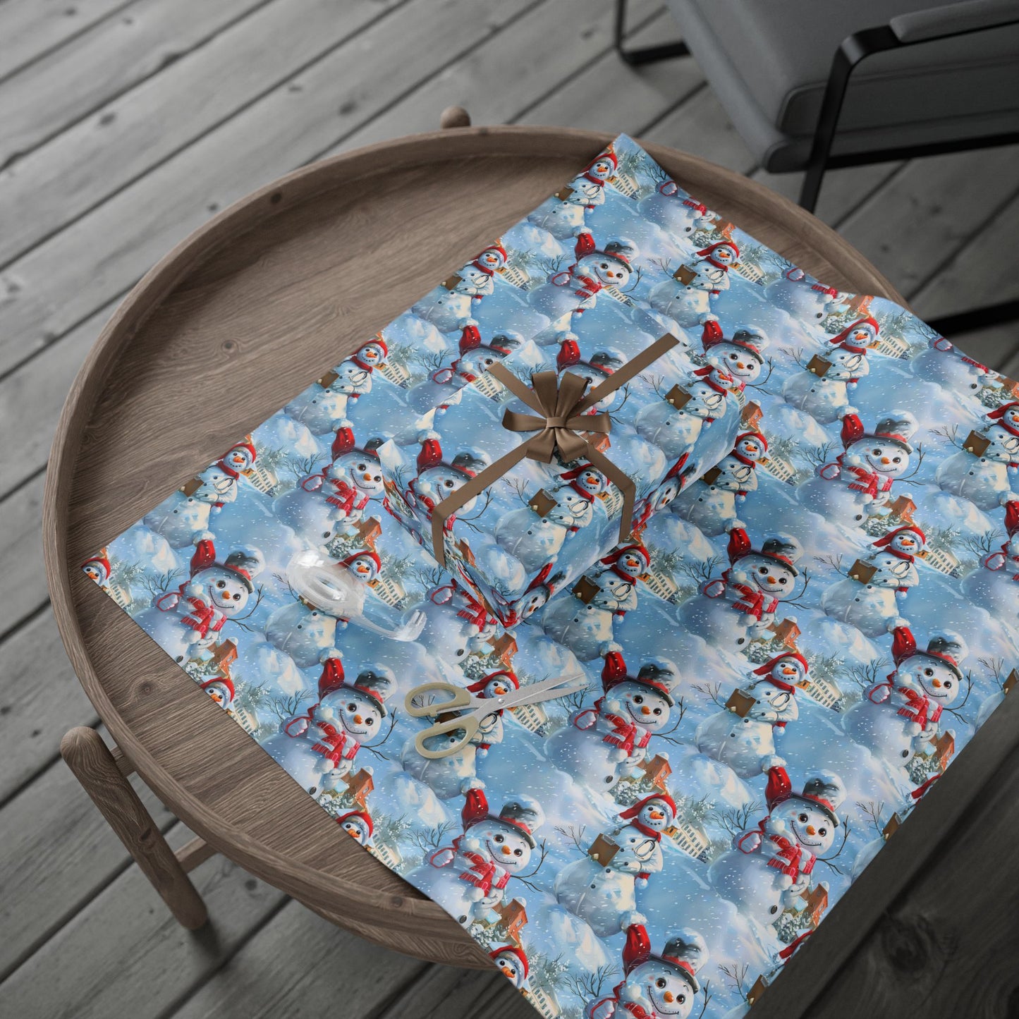 Dr. Frosty Wrapping Paper