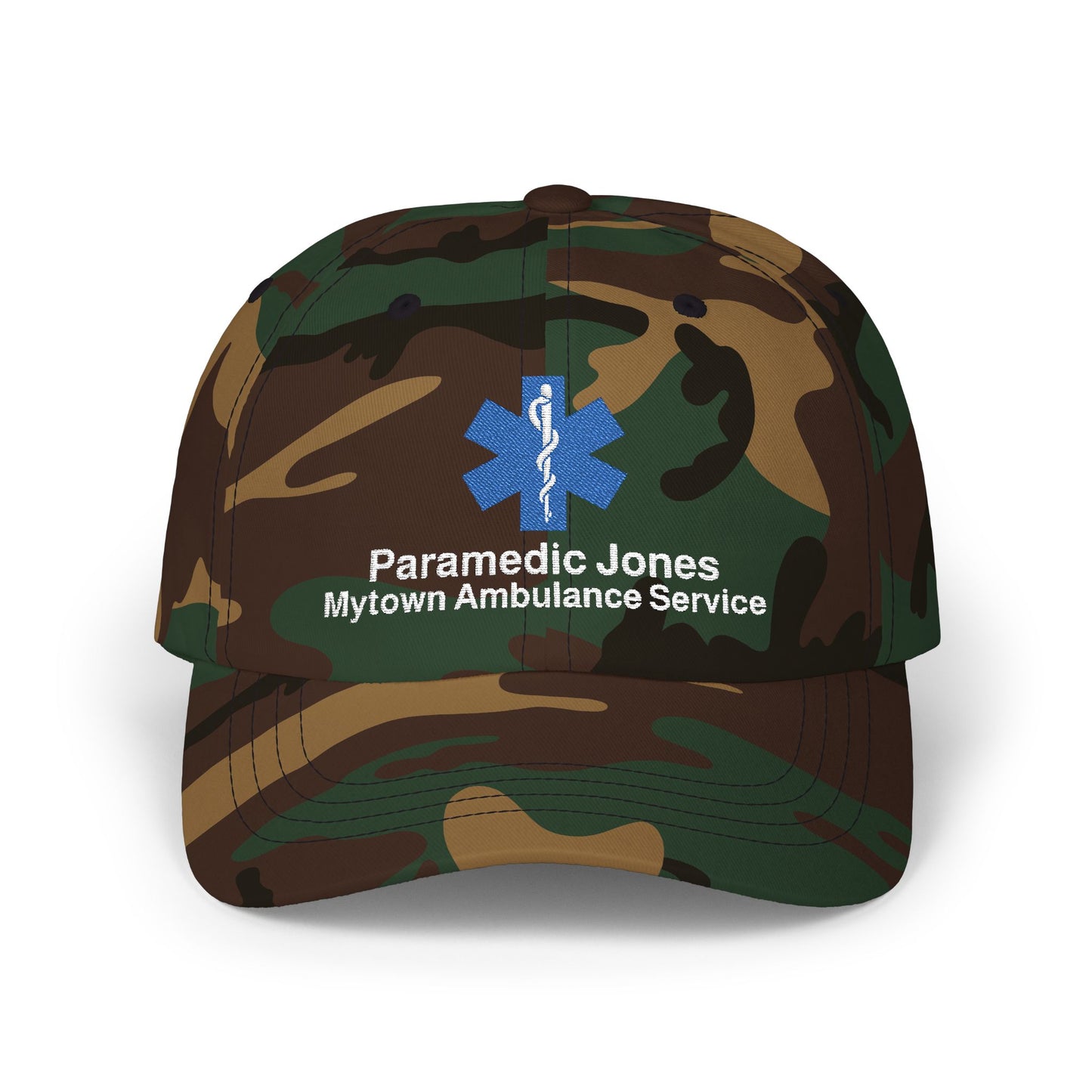 Custom Star of Life Baseball Cap
