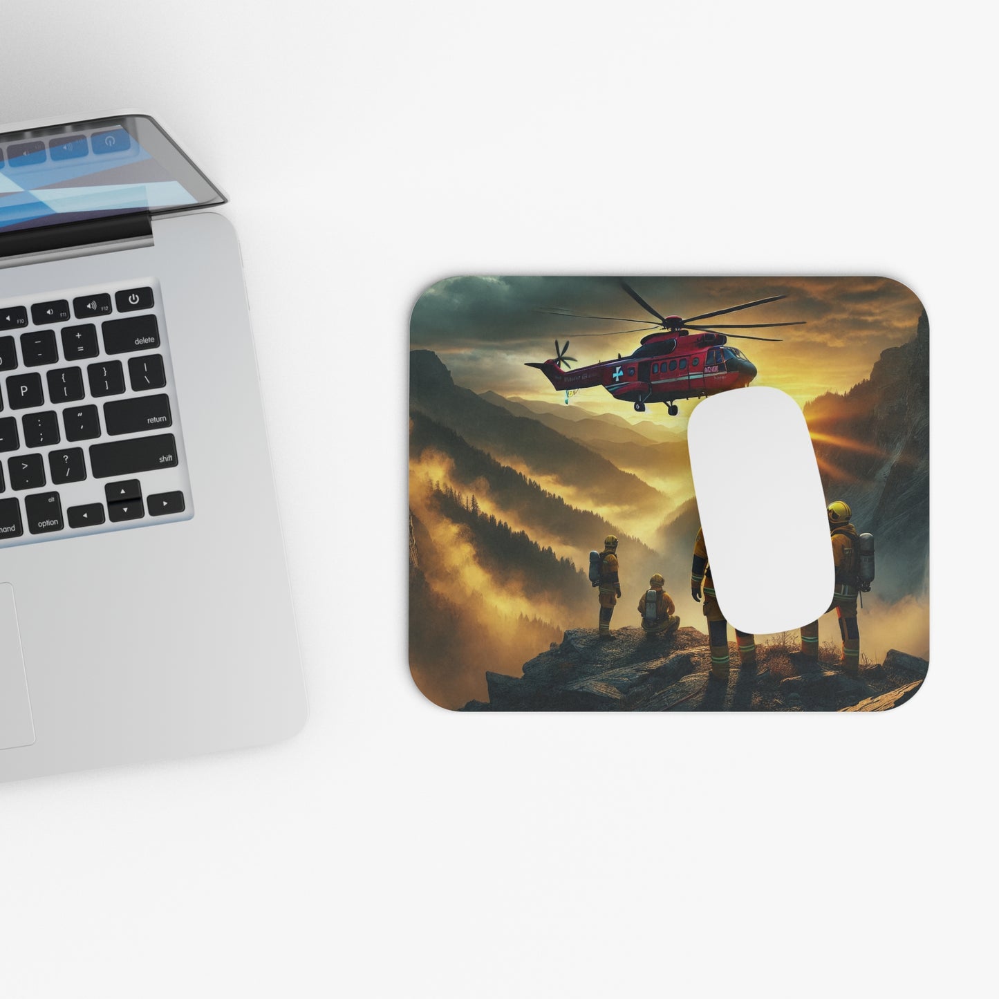 Helicopter Mouse Pad