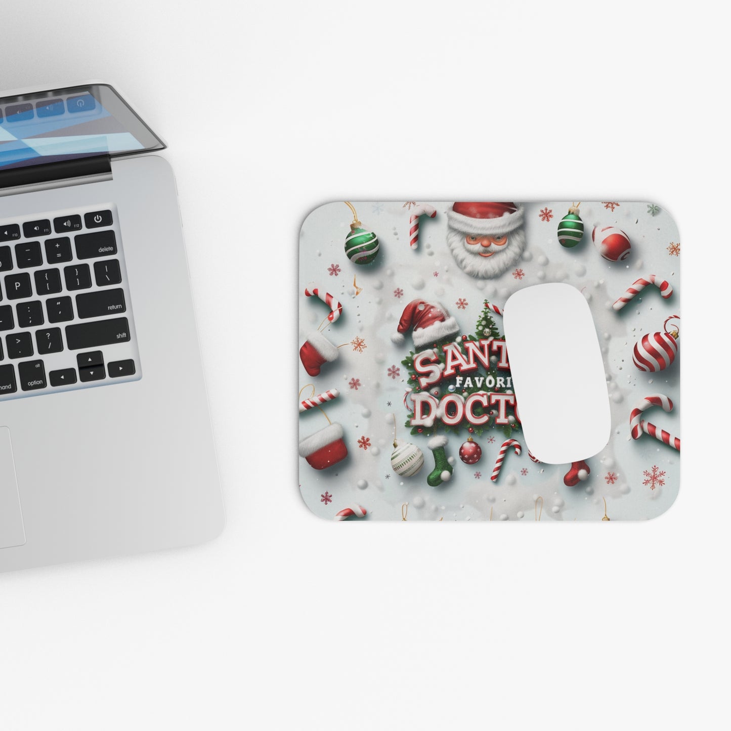 Santa's Favorite Doctor Mouse Pad