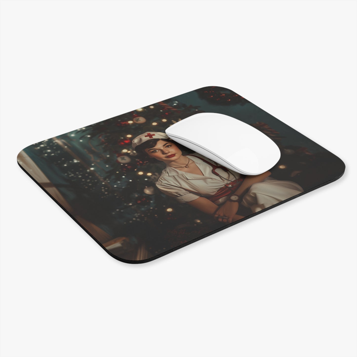Vintage Nurse Mouse Pad