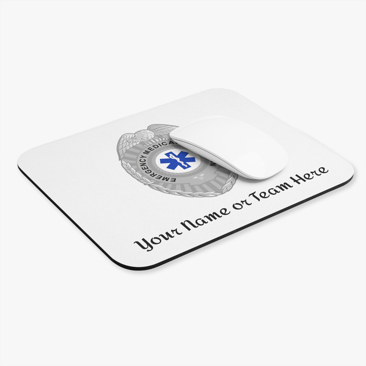 EMT Badge Custom Mouse Pad