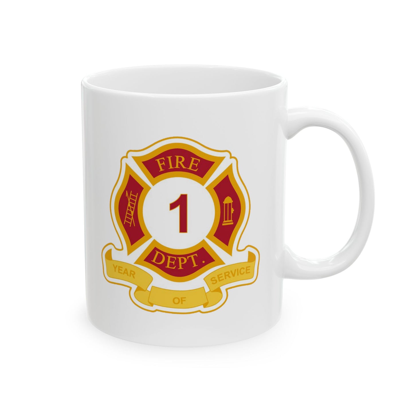 FD 1 Years of Service Mug