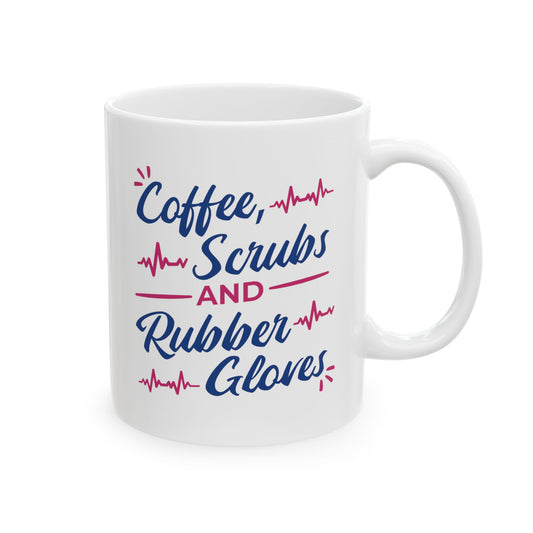 Coffee Scrubs & Gloves Mug