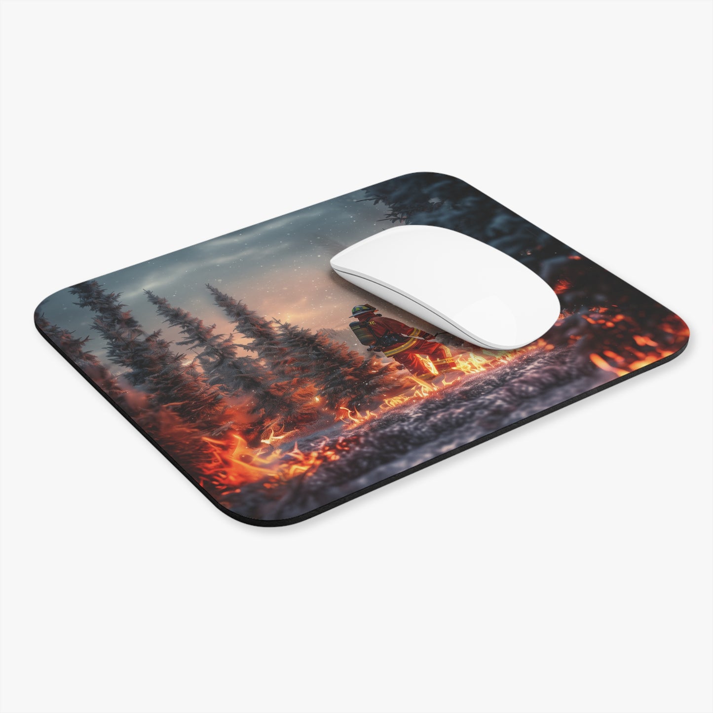 Wildland Firefighter Mouse Pad