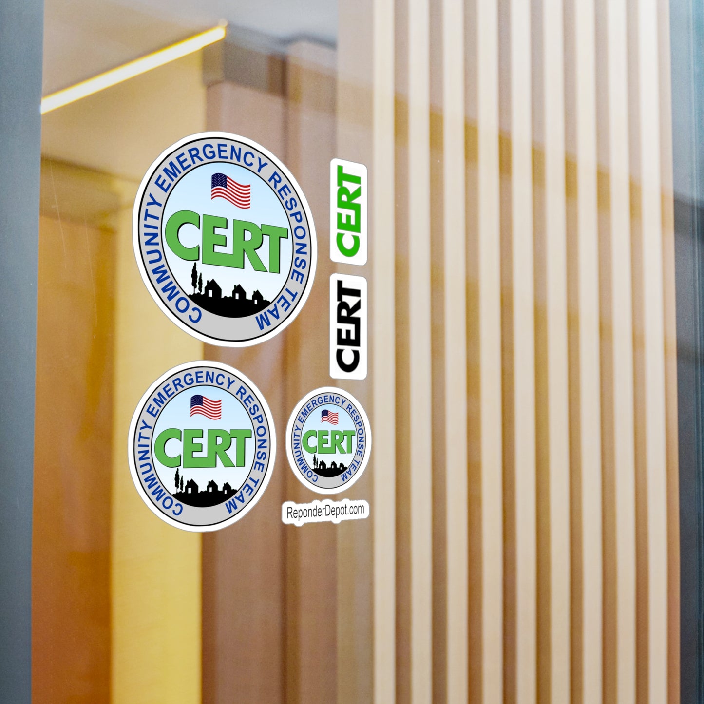 CERT Patch Decal Set