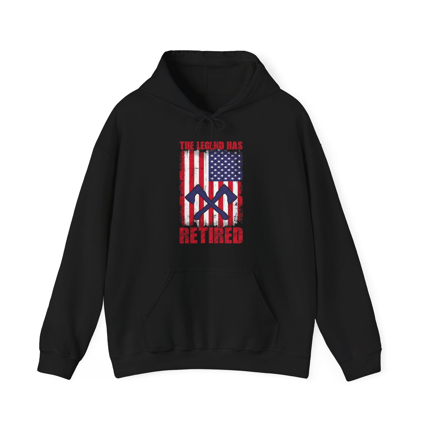 The Legend Has Retired Firefighter Hoodie
