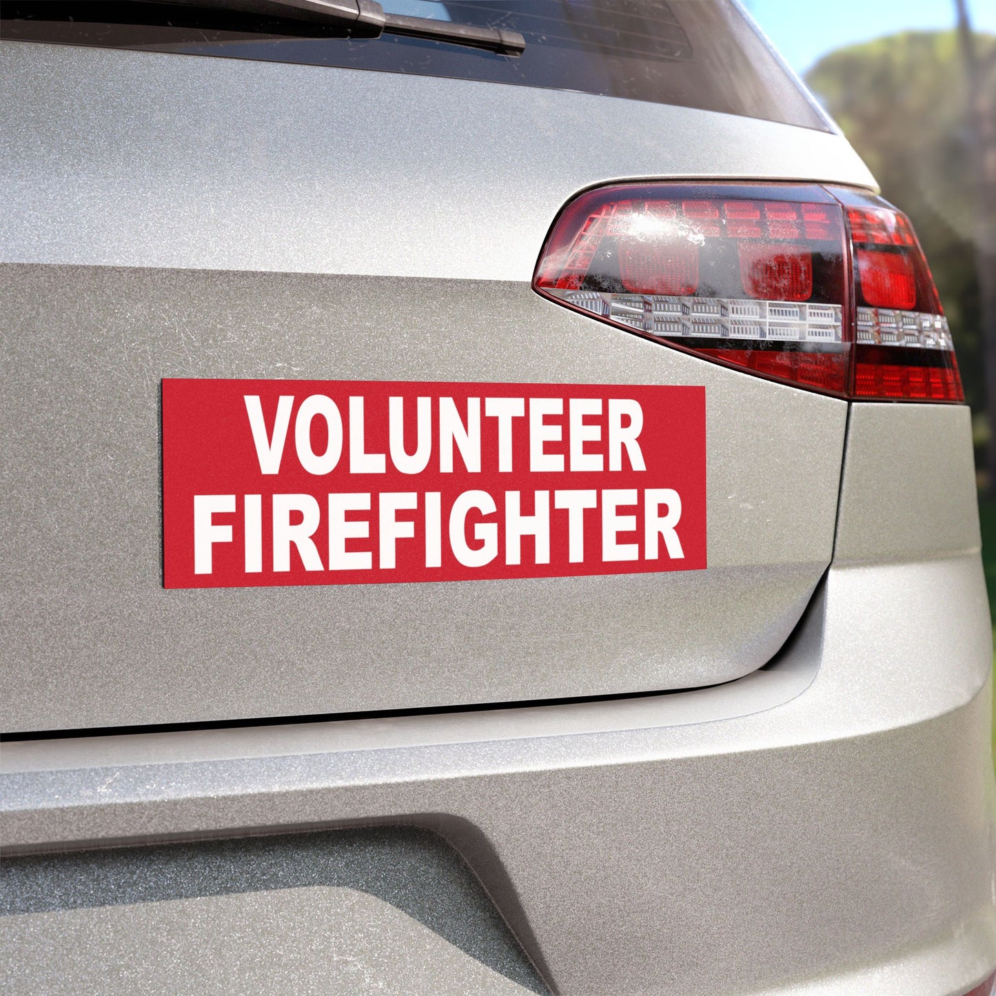 Volunteer Firefighter Car Magnet