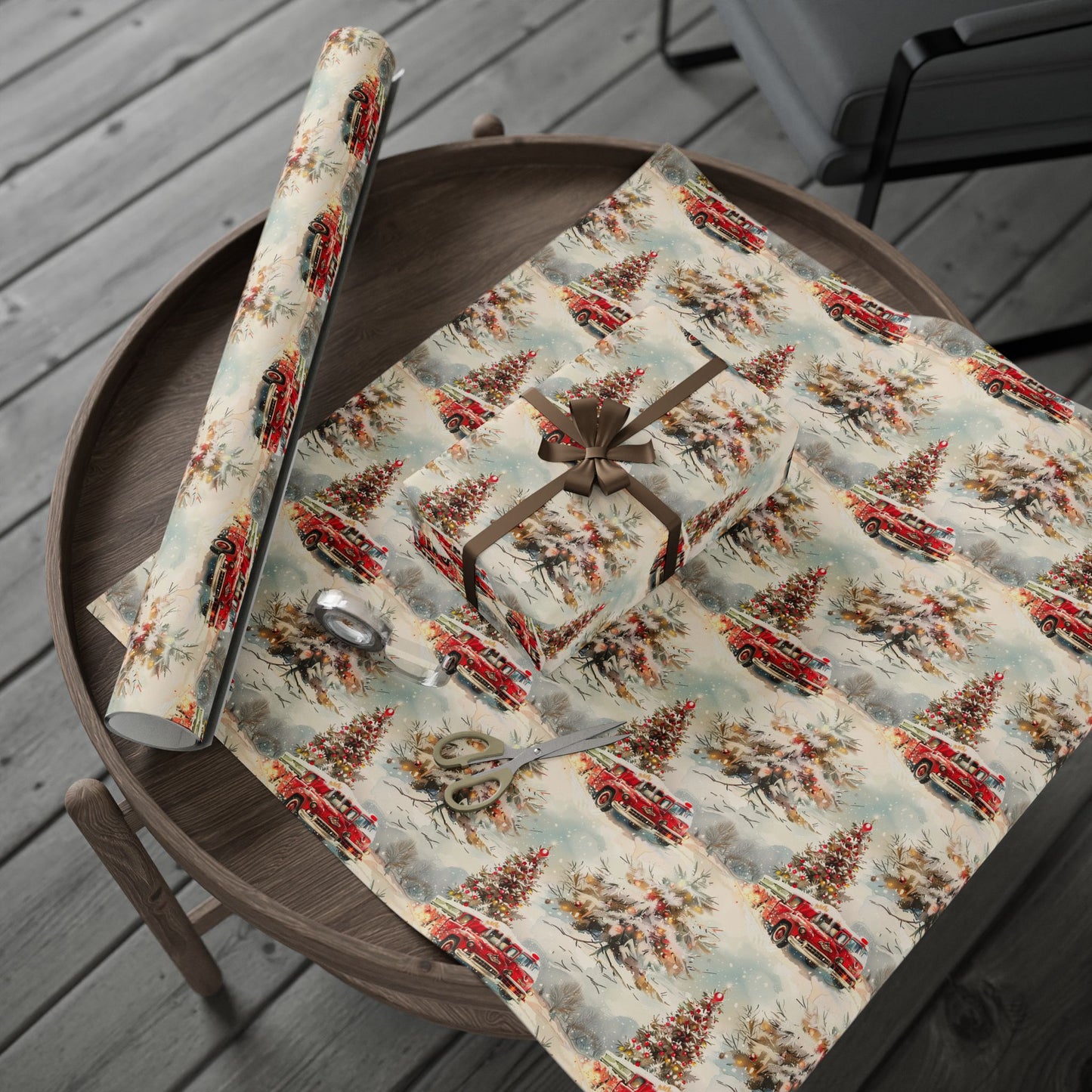 Fire Engines Wrapping Paper