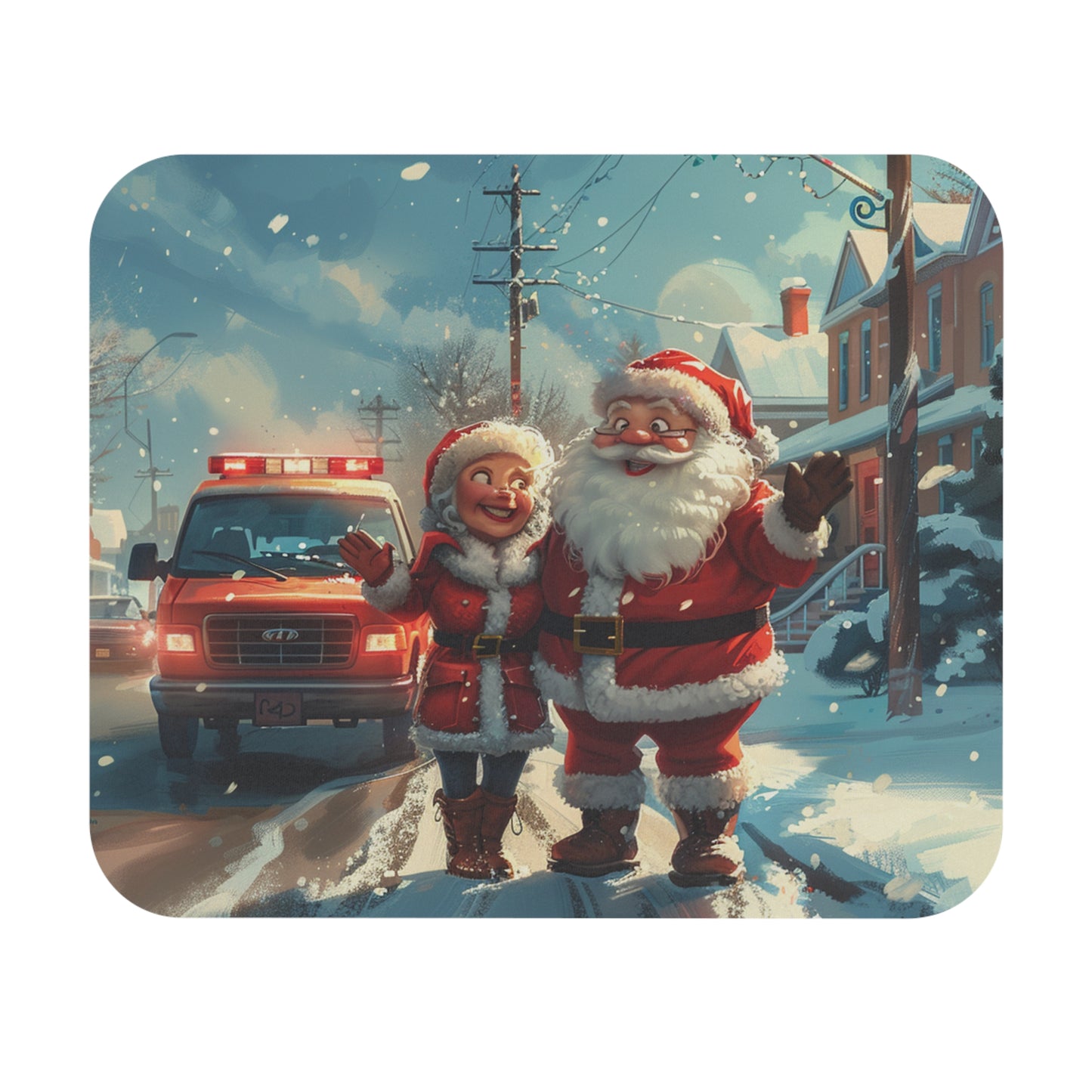 Mr & Mrs Clause Mouse Pad