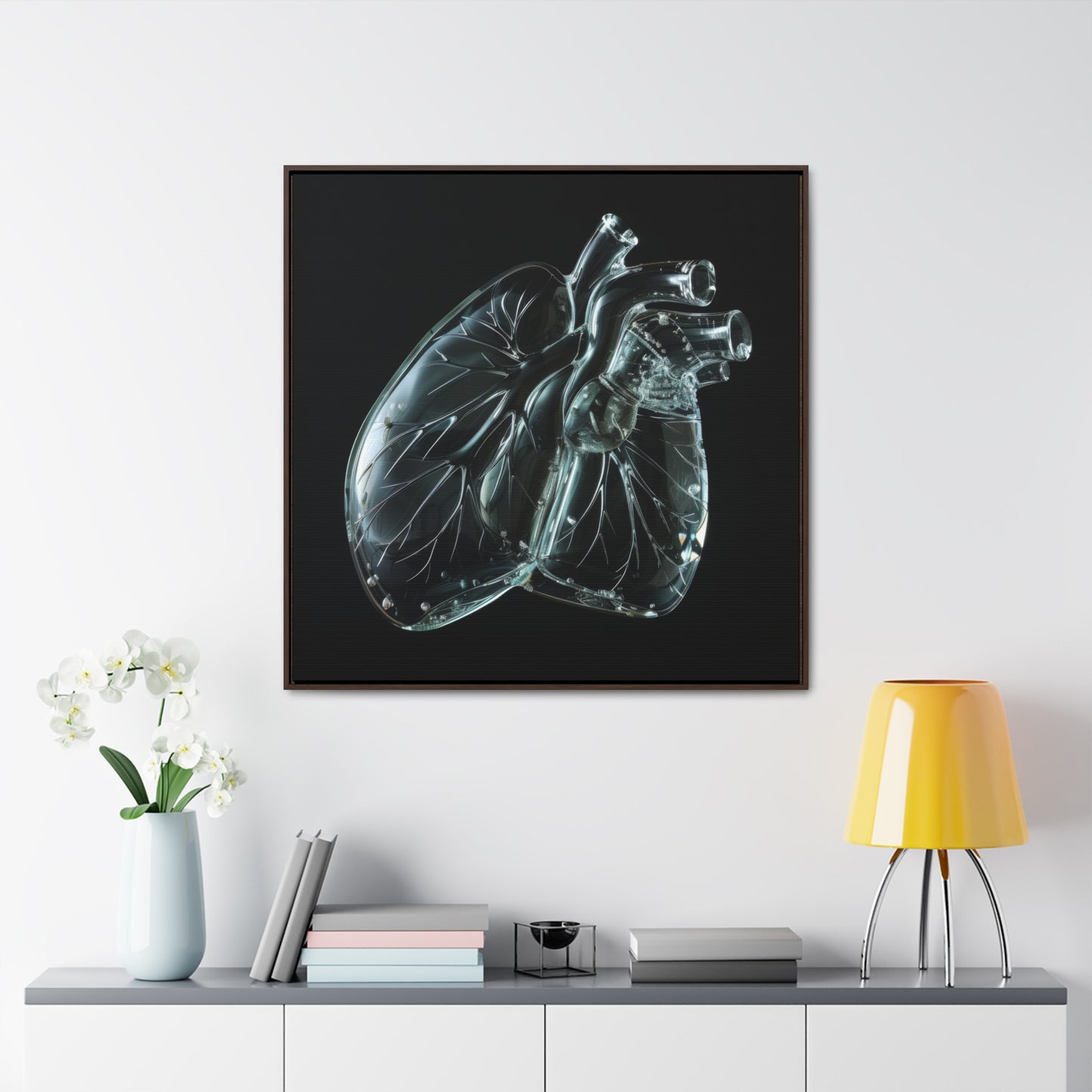 Framed Canvas - Glass Liver