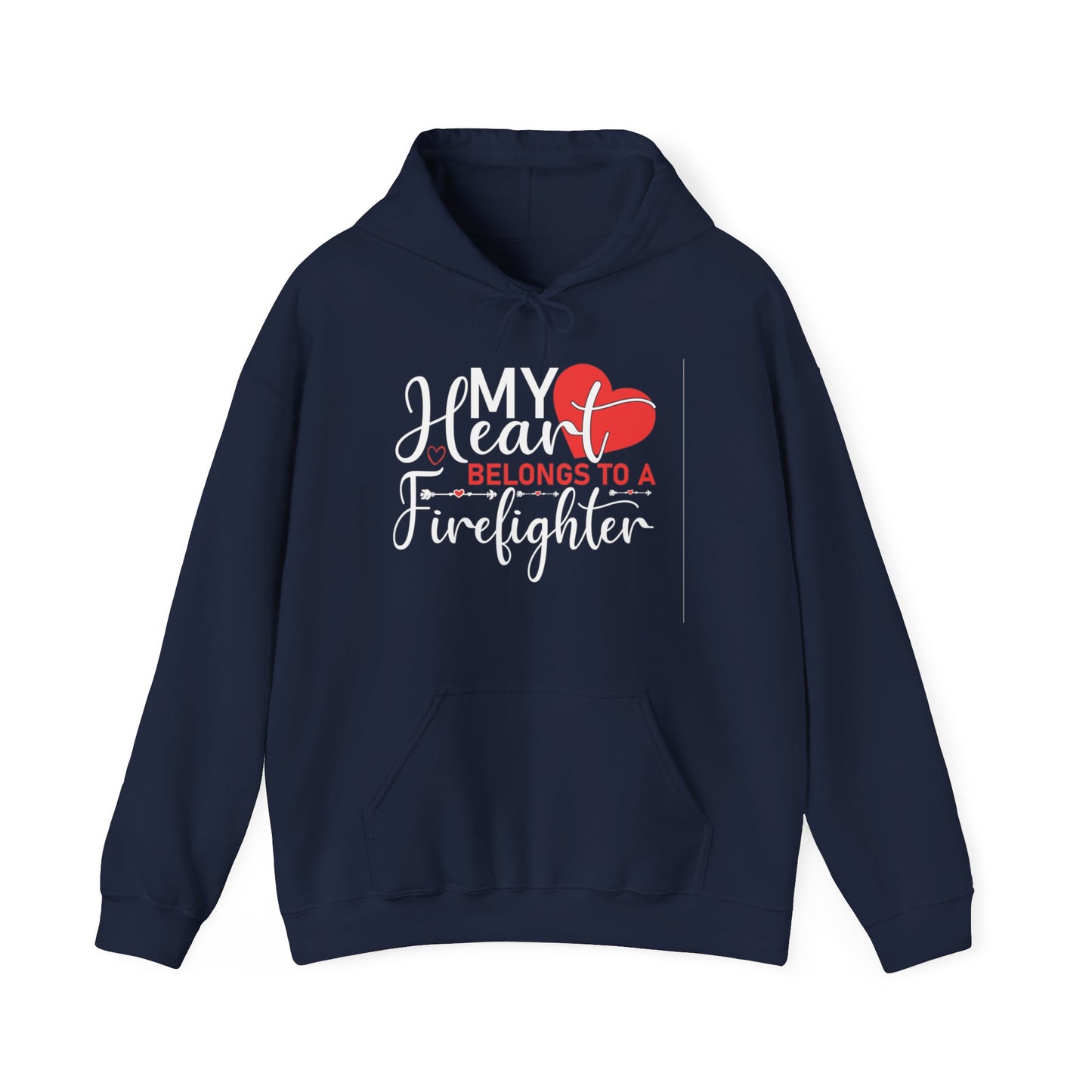 My Heart Belongs To A Firefighter Hoodie
